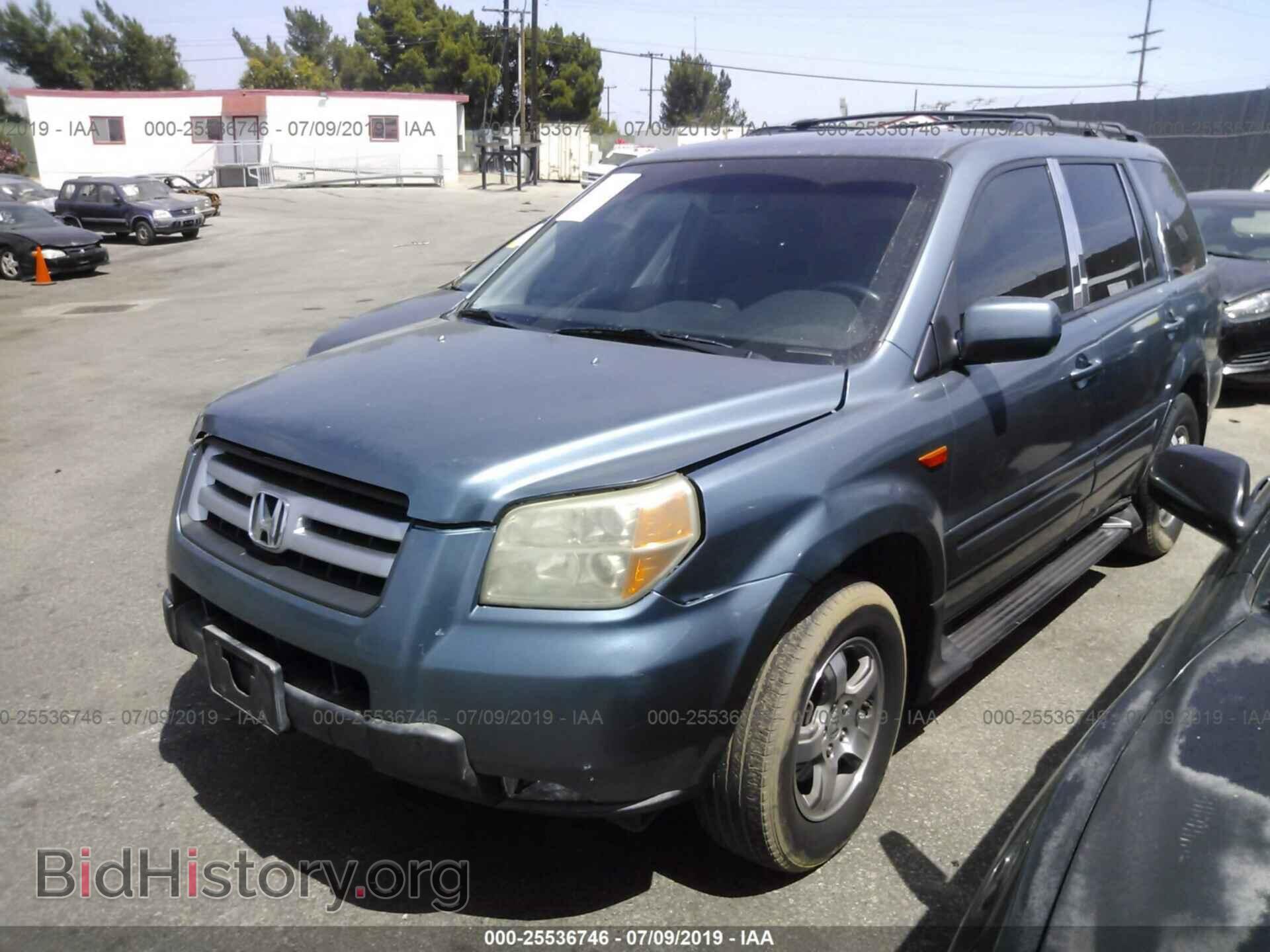 2007 HONDA PILOT - VIN: 5FNYF28497B033899 - Фото 2