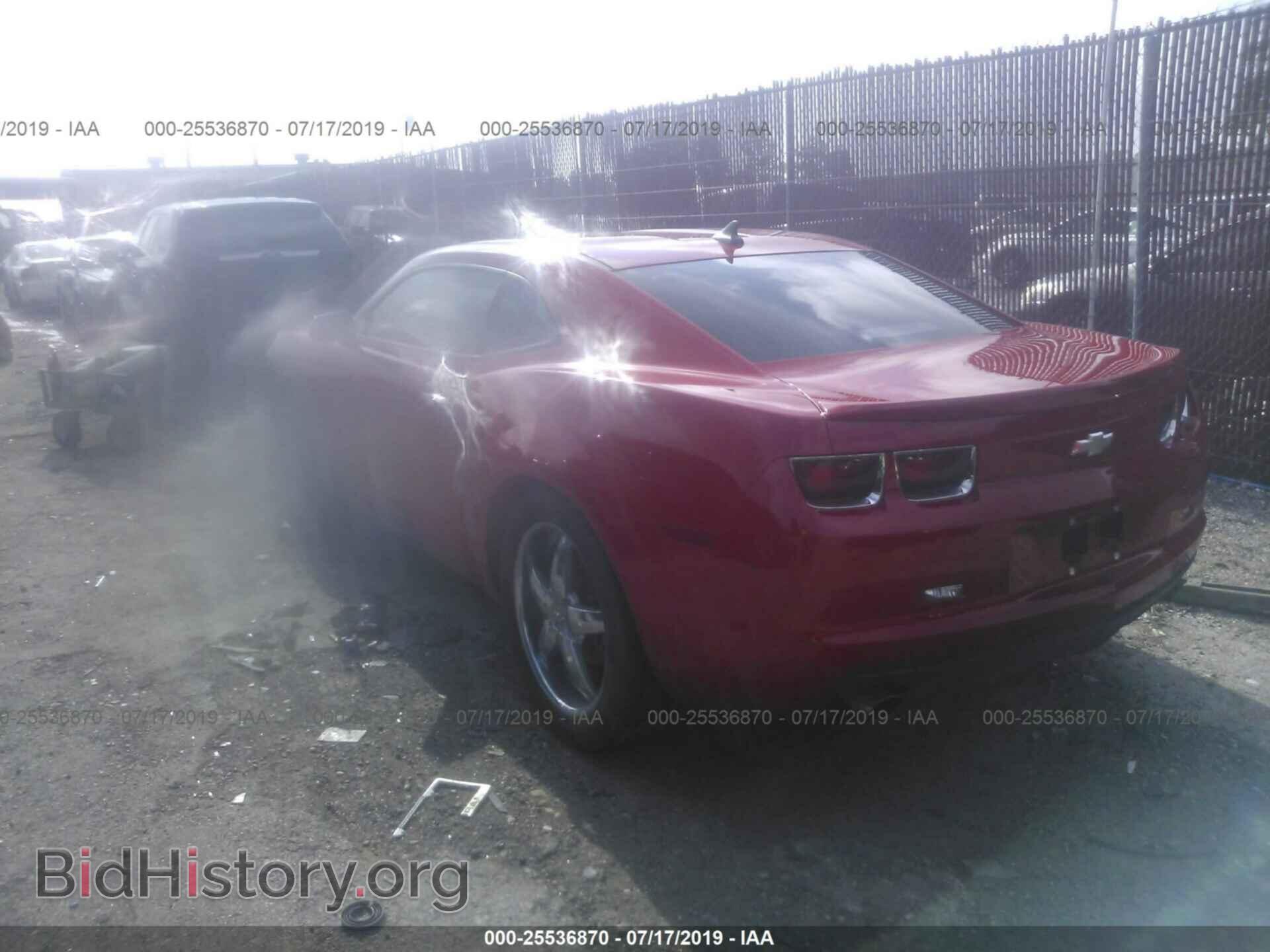 2012 CHEVROLET CAMARO - VIN: 2G1FA1E35C9191658 - Фото 3