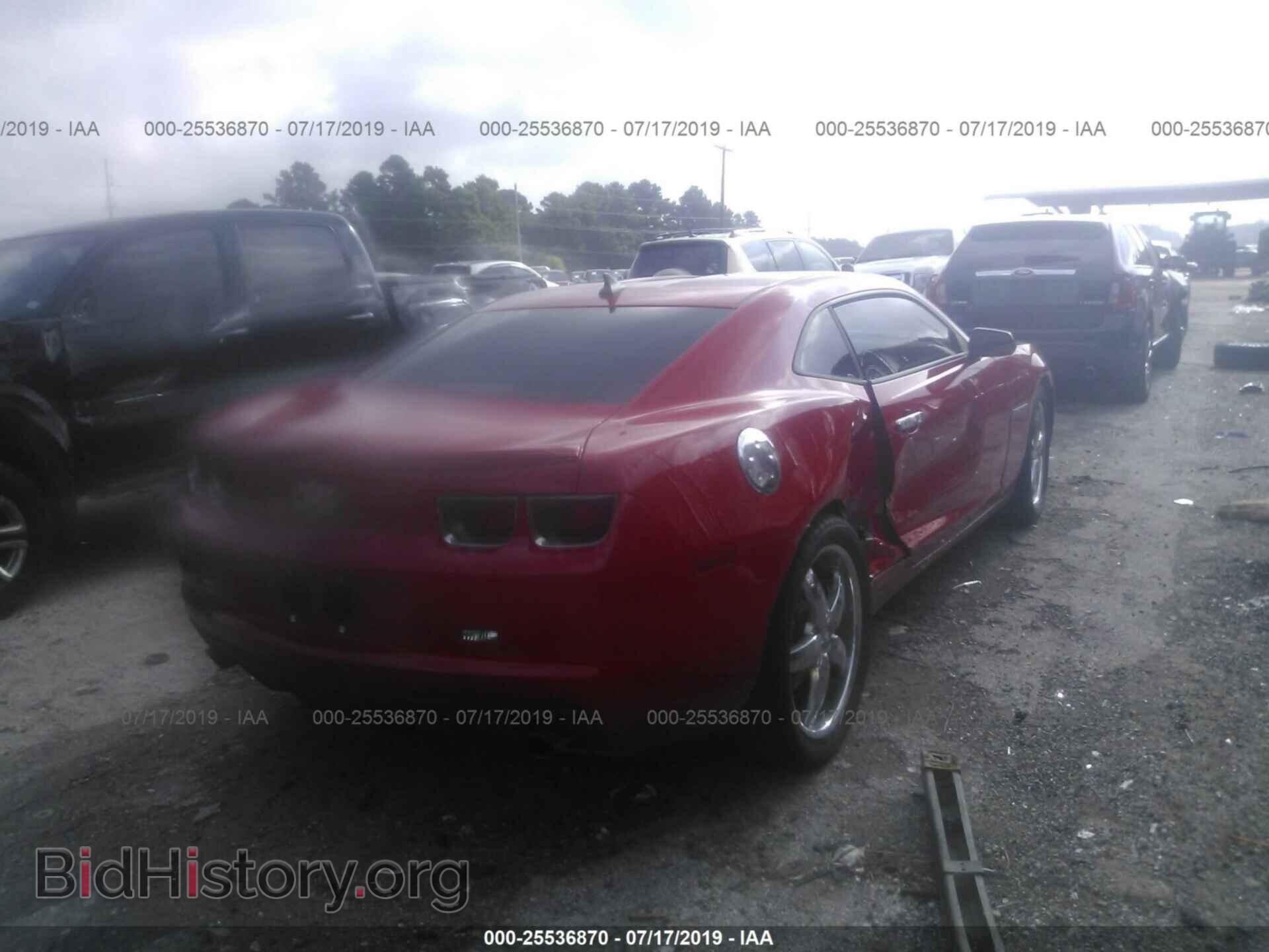 2012 CHEVROLET CAMARO - VIN: 2G1FA1E35C9191658 - Фото 4