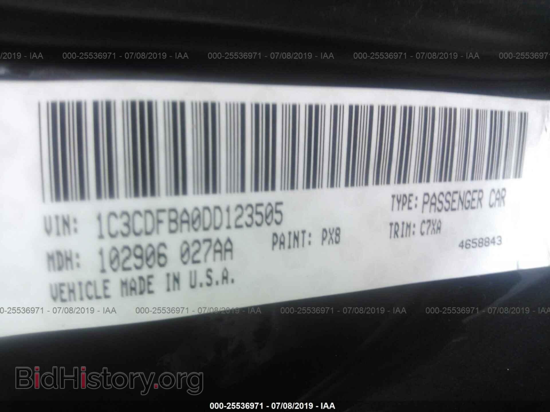 2013 DODGE DART - VIN: 1C3CDFBA0DD123505 - Photo 9