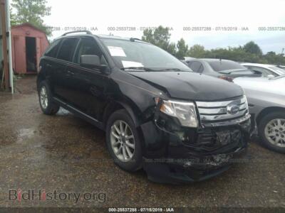 2007 Ford EDGE SEL, black — VIN 2FMDK38C57BA91864, IAAI