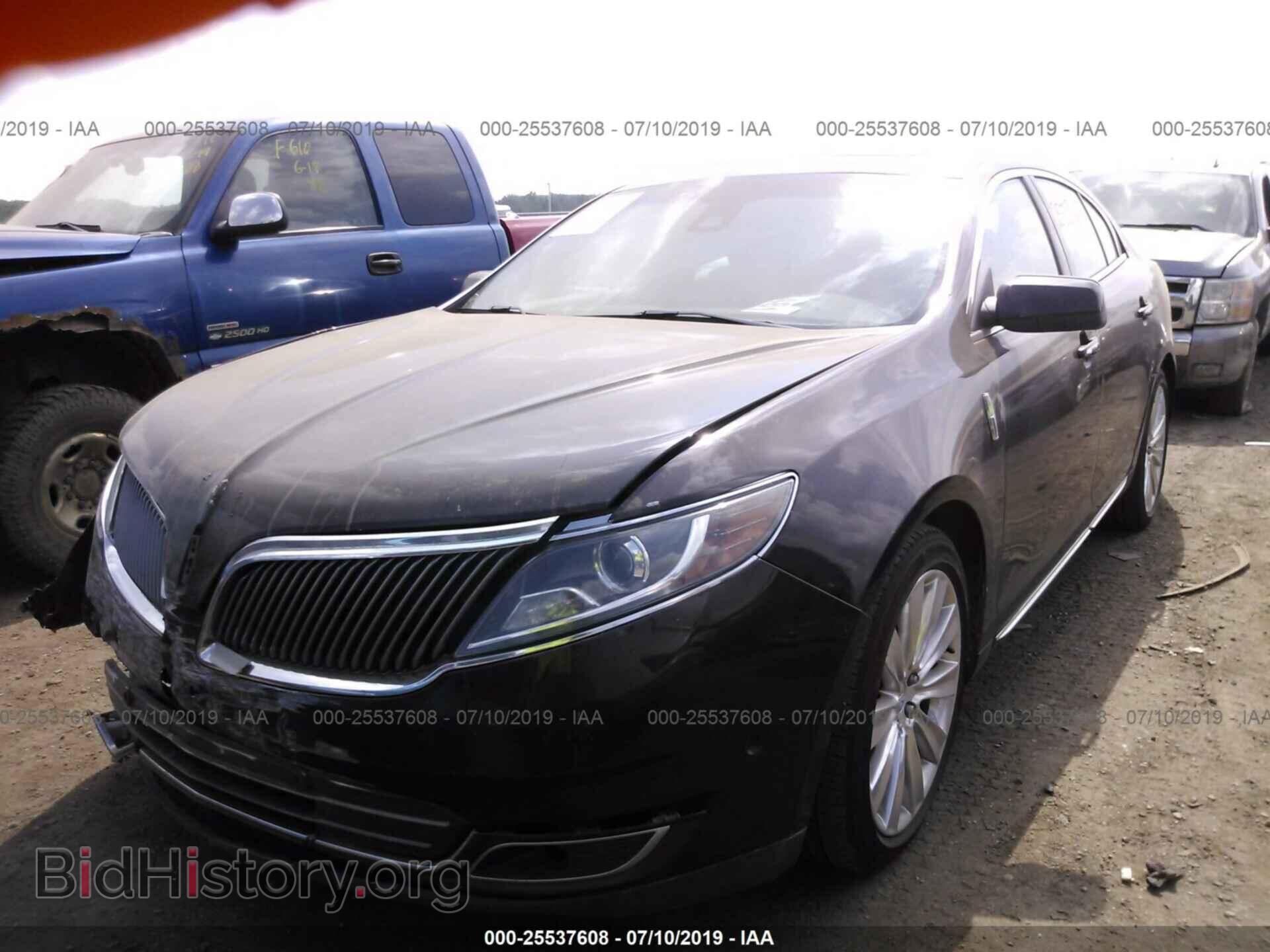 2013 LINCOLN MKS - VIN: 1LNHL9FT7DG610972 - Фото 2