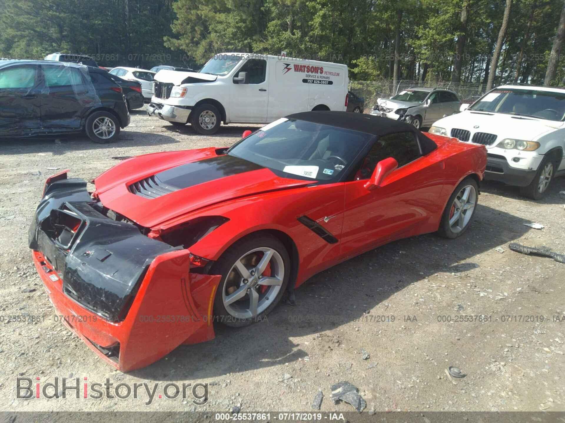 2014 CHEVROLET CORVETTE - VIN: 1G1YA3D78E5121077 - Фото 2