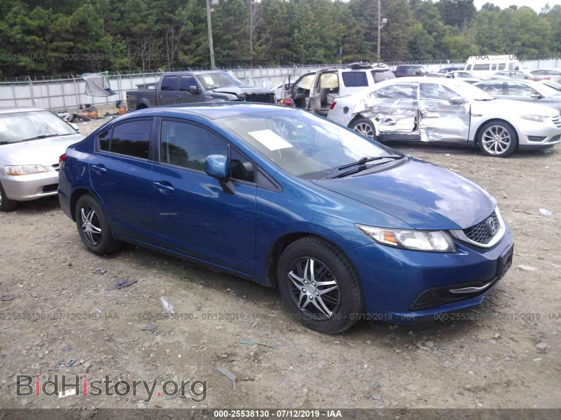Фотография 2HGFB2F55DH546072 - HONDA CIVIC 2013