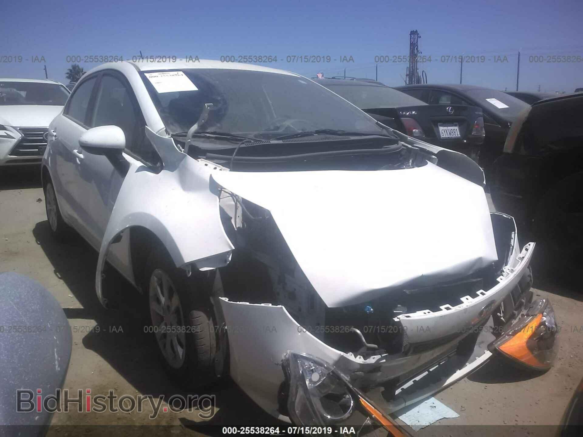 Фотография KNADM5A37G6621610 - KIA RIO 2016