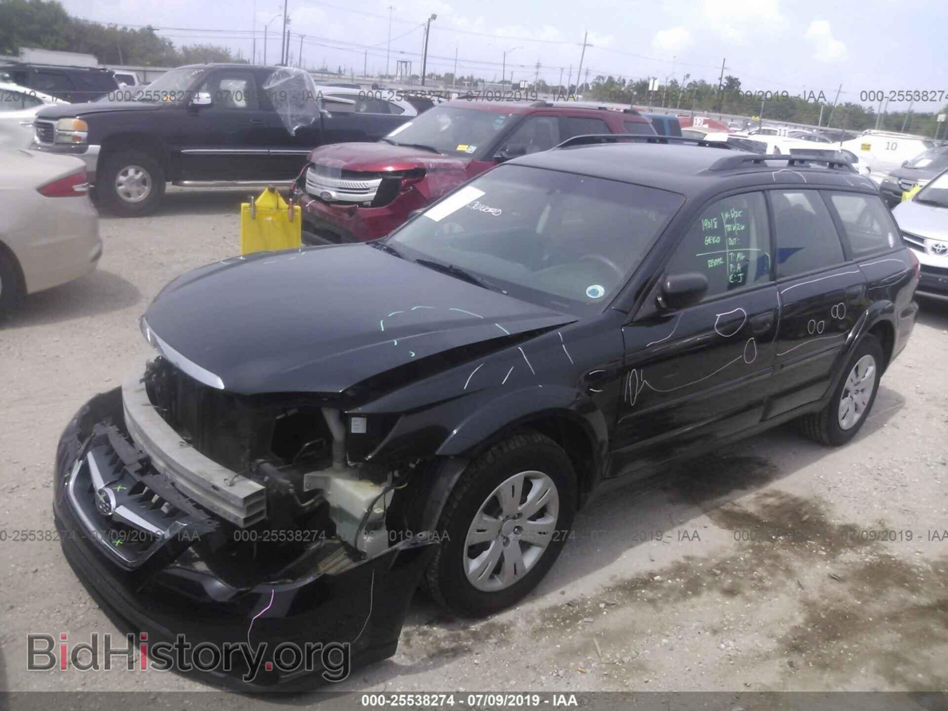 2008 SUBARU OUTBACK - VIN: 4S4BP60C387331297 - Фото 2