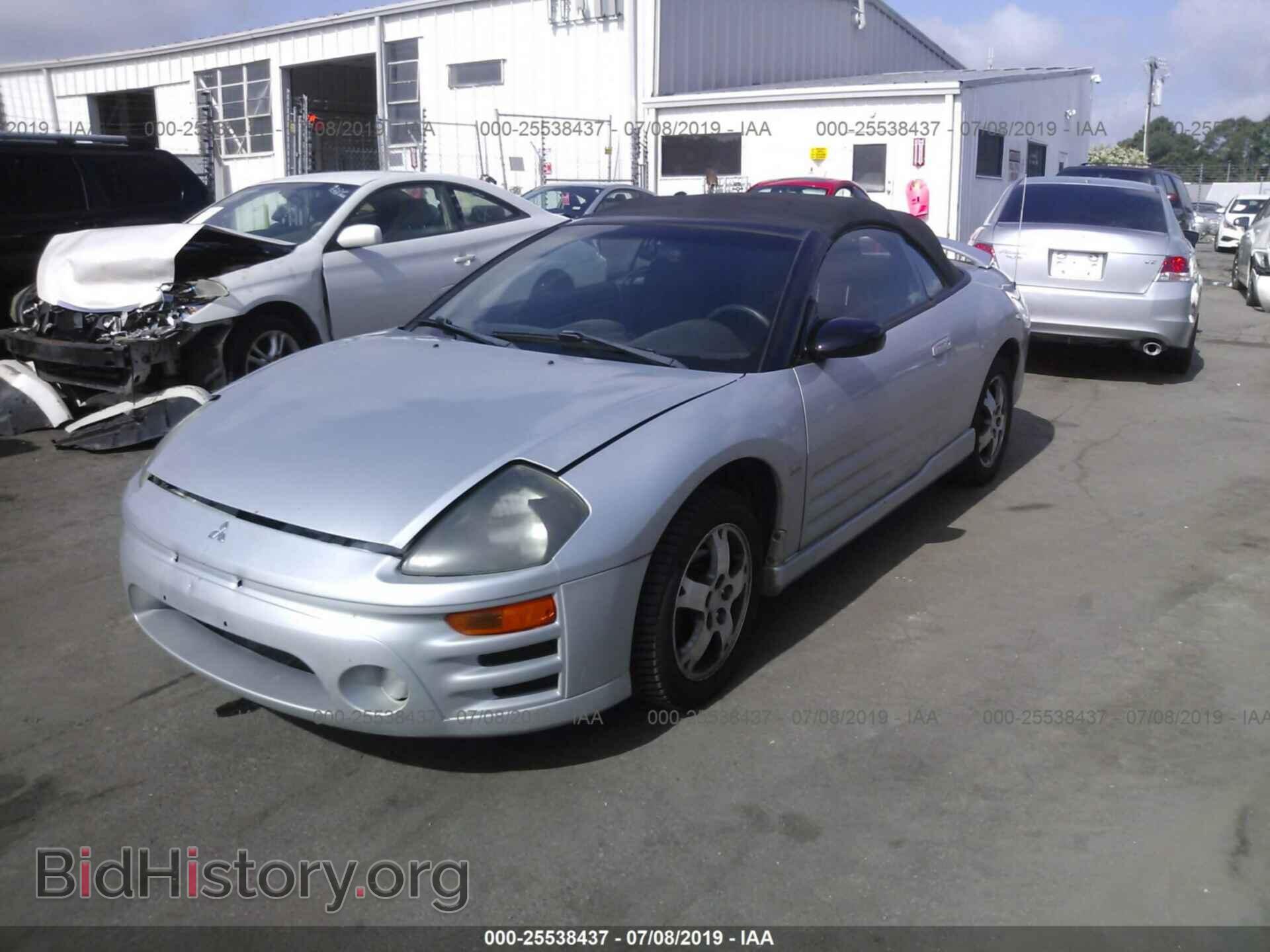 2003 MITSUBISHI ECLIPSE - VIN: 4A3AE75H93E182038 - Photo 2