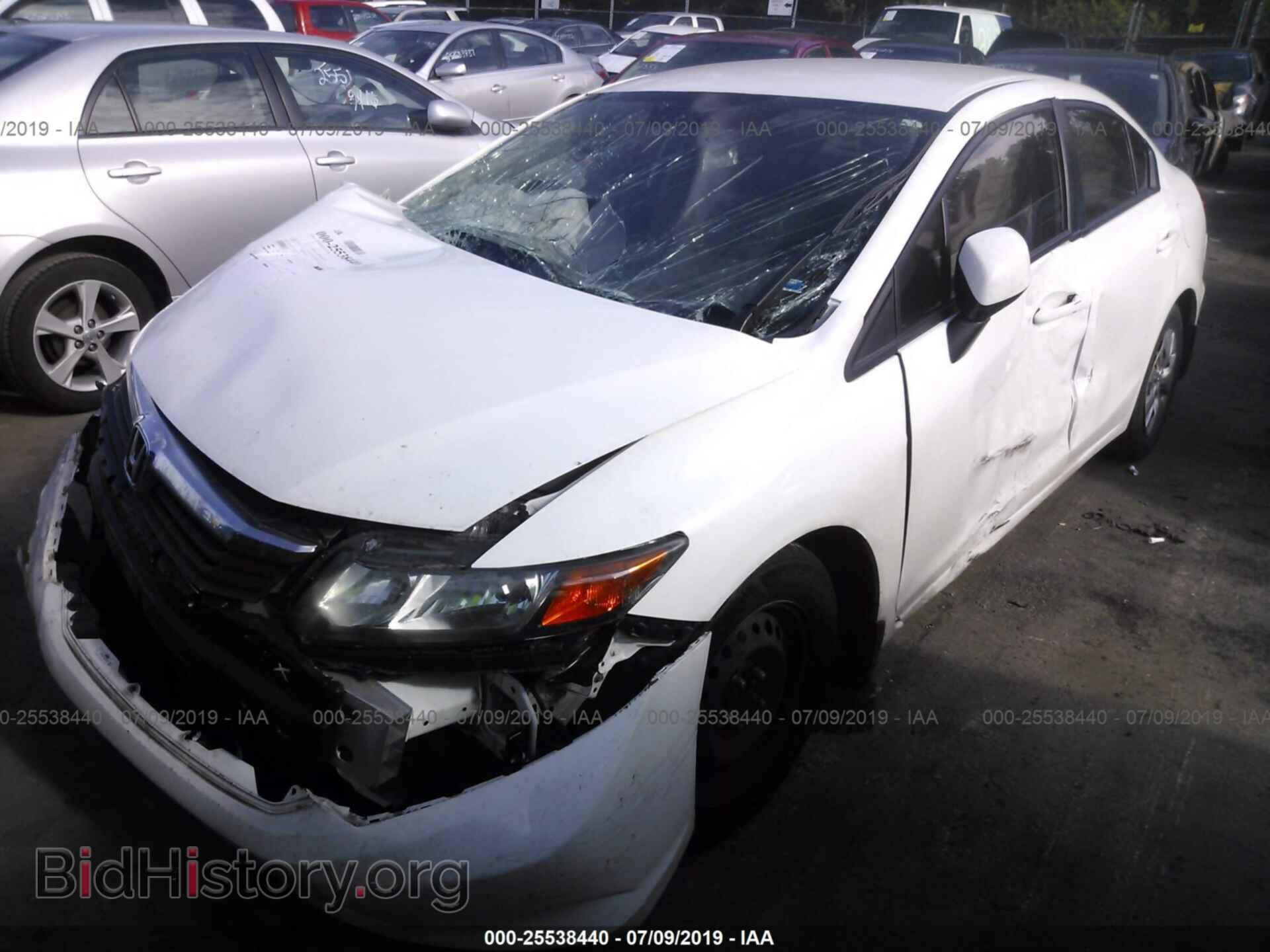 2012 HONDA CIVIC - VIN: 19XFB2F55CE020453 - Фото 2