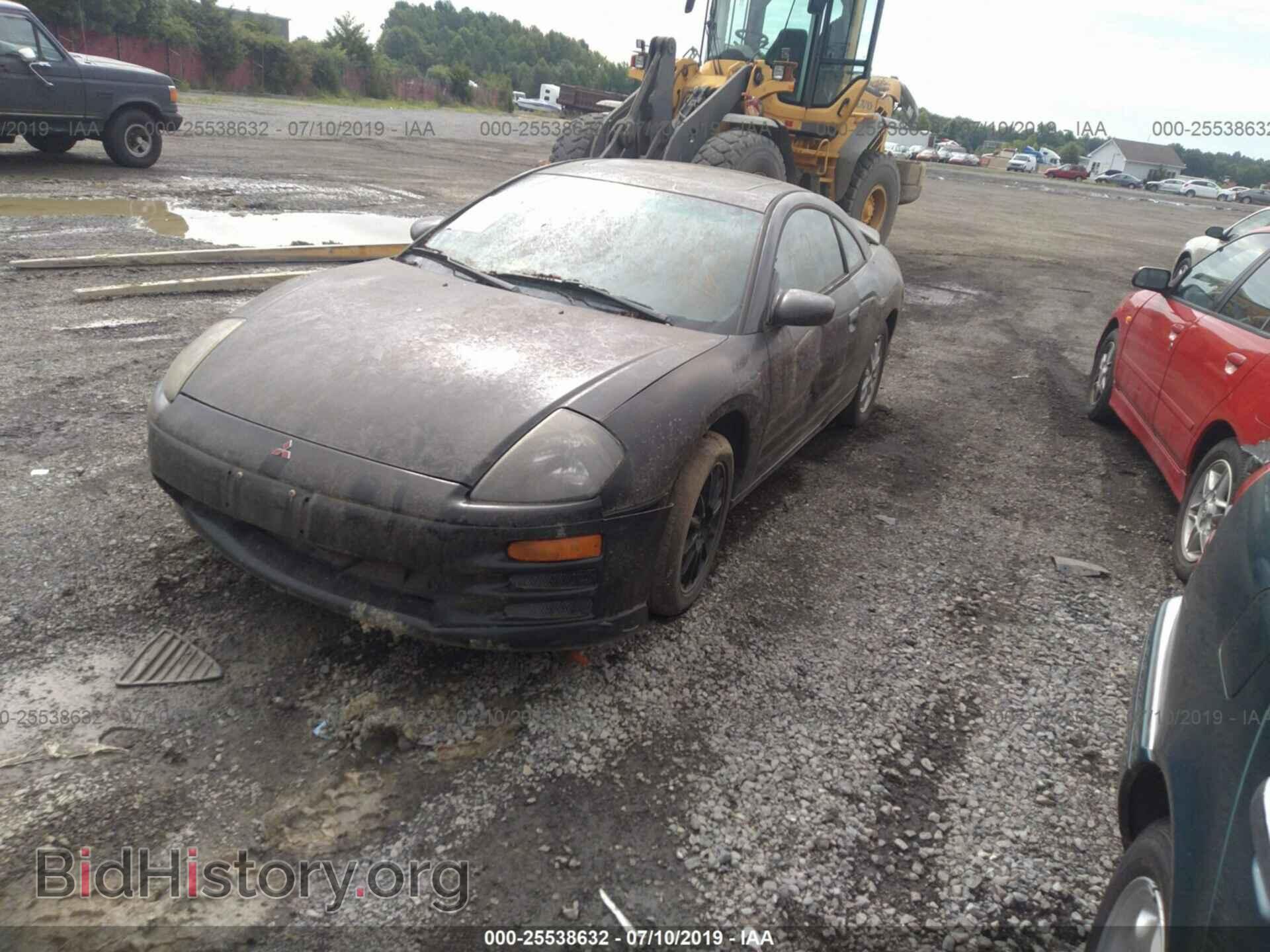 2001 MITSUBISHI ECLIPSE - VIN: 4A3AC44G11E185610 - Фото 2