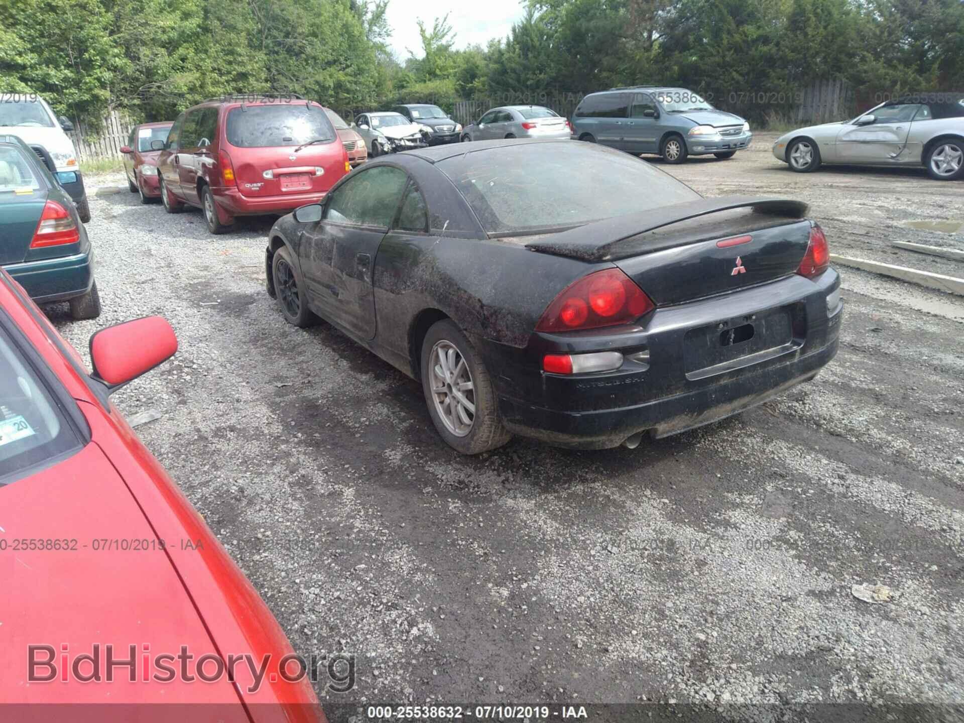 2001 MITSUBISHI ECLIPSE - VIN: 4A3AC44G11E185610 - Фото 3