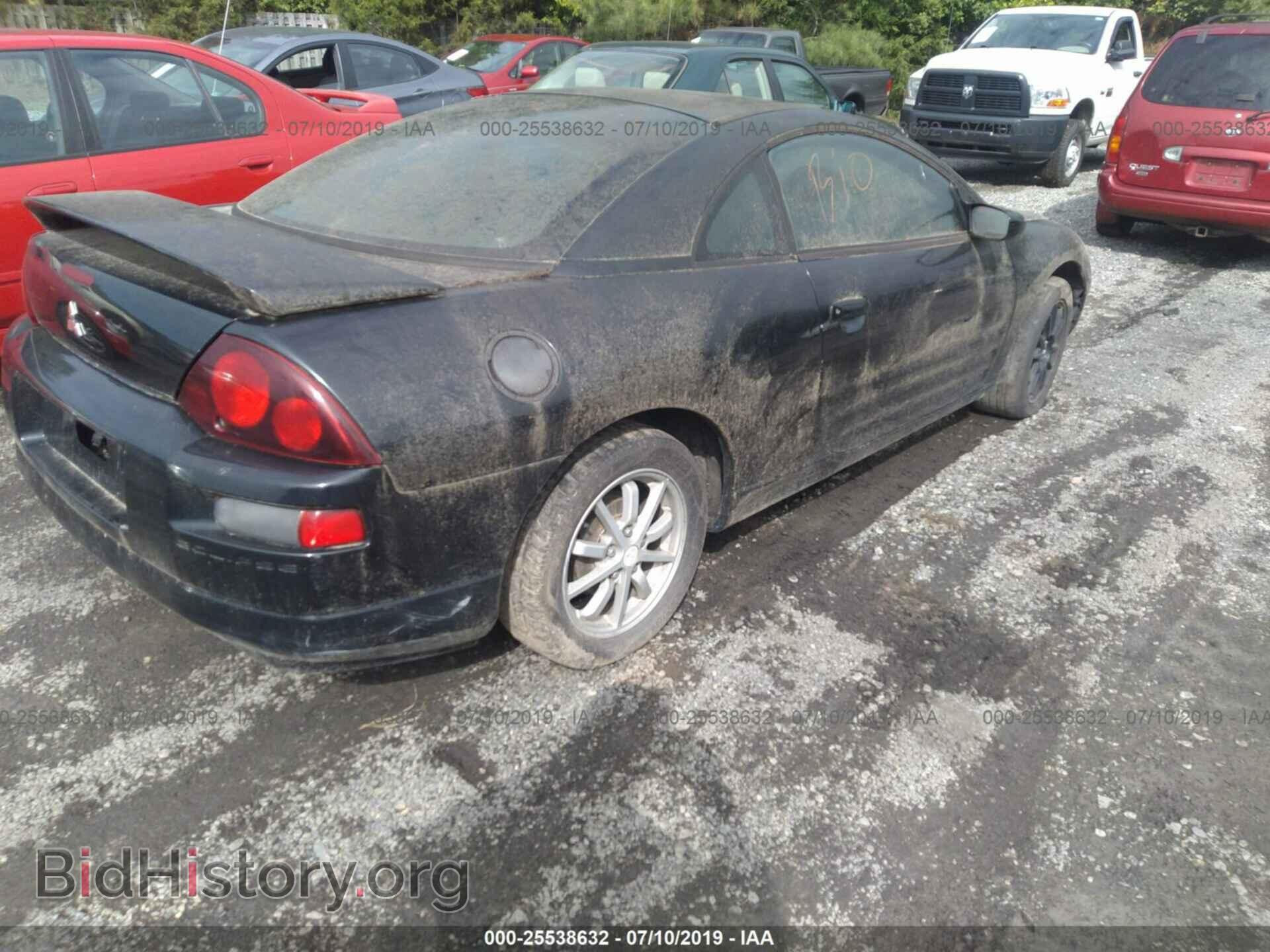 2001 MITSUBISHI ECLIPSE - VIN: 4A3AC44G11E185610 - Фото 4