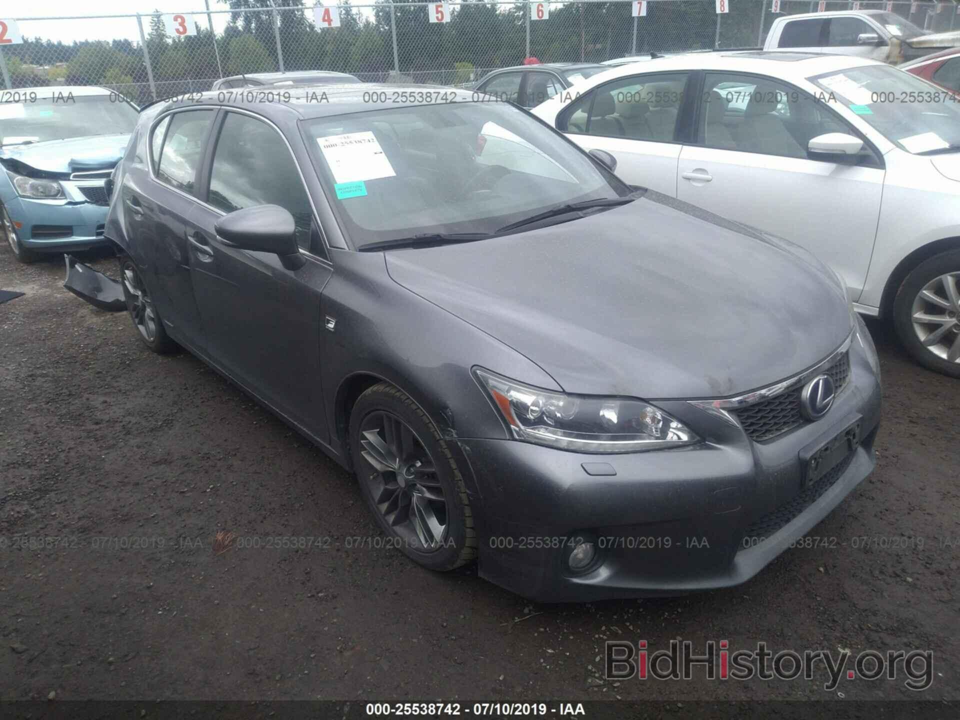 Photo JTHKD5BH1C2079005 - LEXUS CT 2012