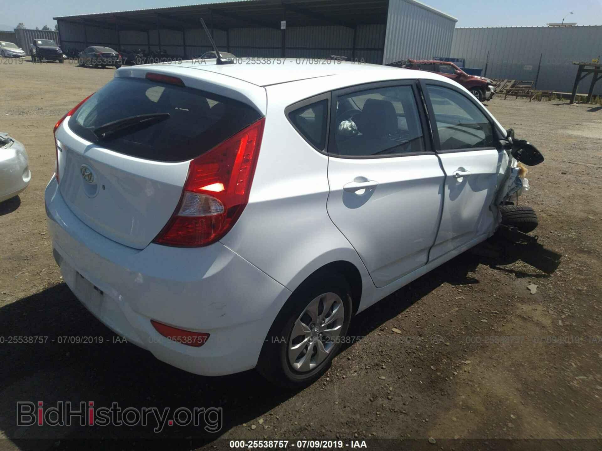 2015 HYUNDAI ACCENT - VIN: KMHCT5AE3FU217535 - Фото 4