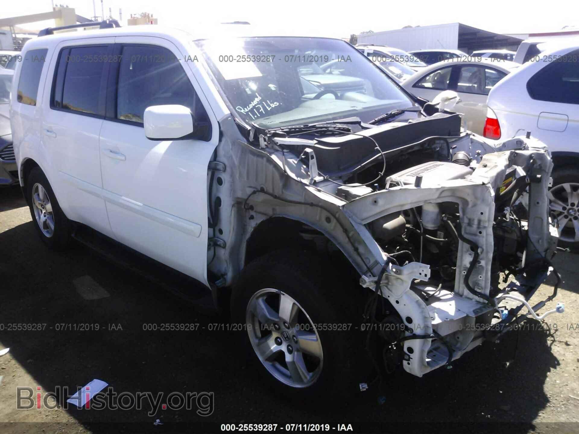 Фотография 5FNYF38599B012827 - HONDA PILOT 2009