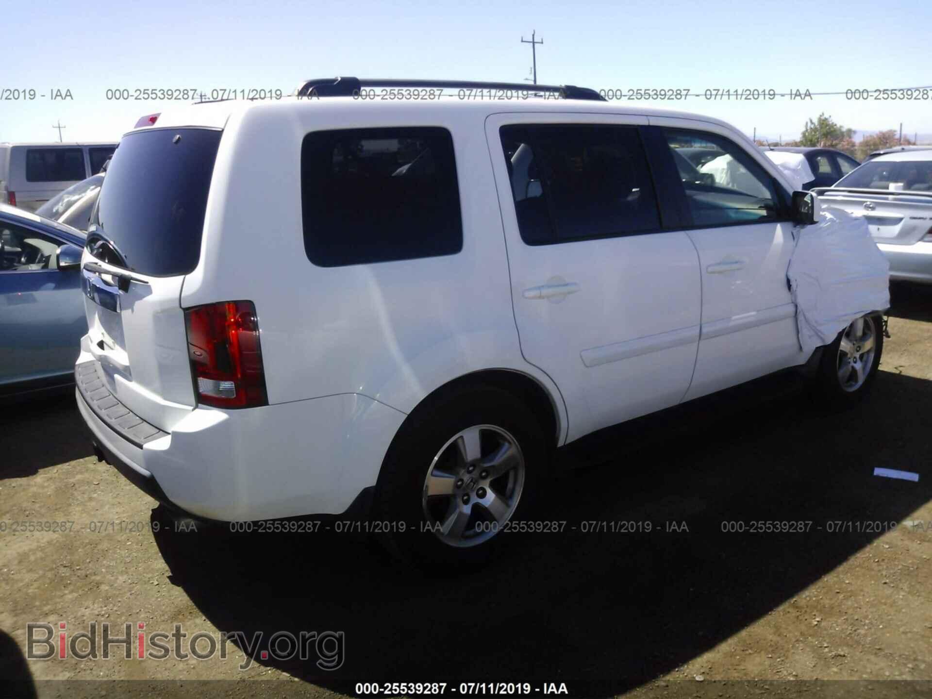 2009 HONDA PILOT - VIN: 5FNYF38599B012827 - Фото 4