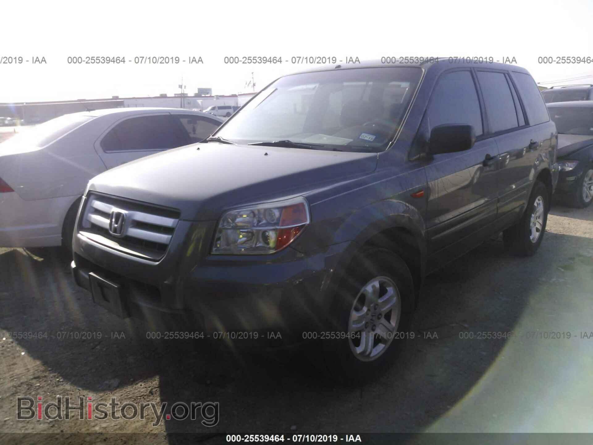 2007 HONDA PILOT - VIN: 5FNYF28117B025799 - Photo 2