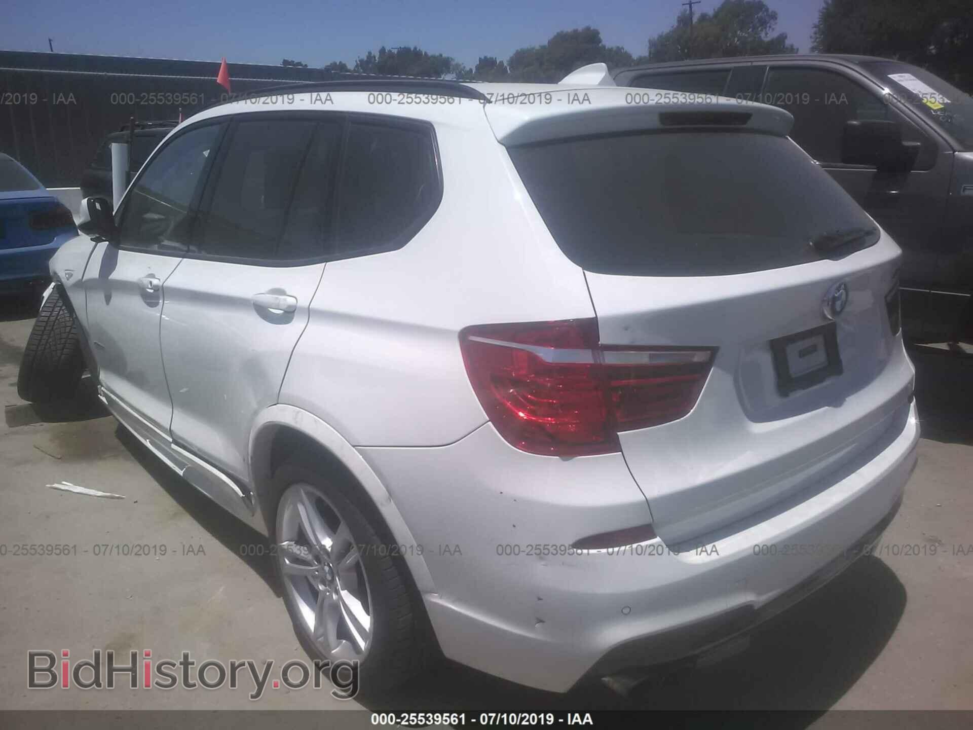 2014 BMW X3 - VIN: 5UXWX7C52E0E80413 - Фото 3