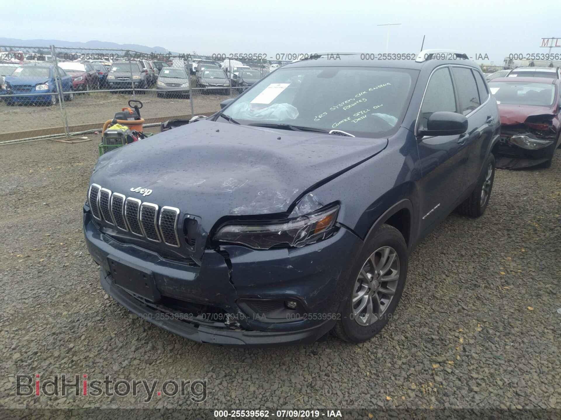 2019 JEEP CHEROKEE - VIN: 1C4PJLLB0KD429225 - Фото 2