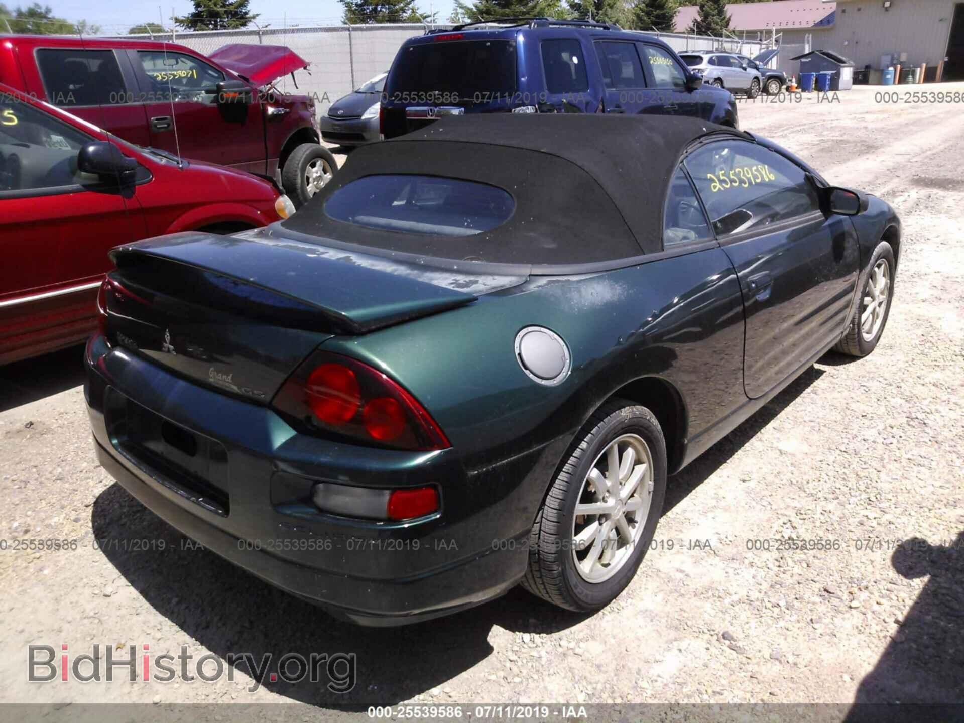 2001 MITSUBISHI ECLIPSE - VIN: 4A3AE45G11E079828 - Фото 4