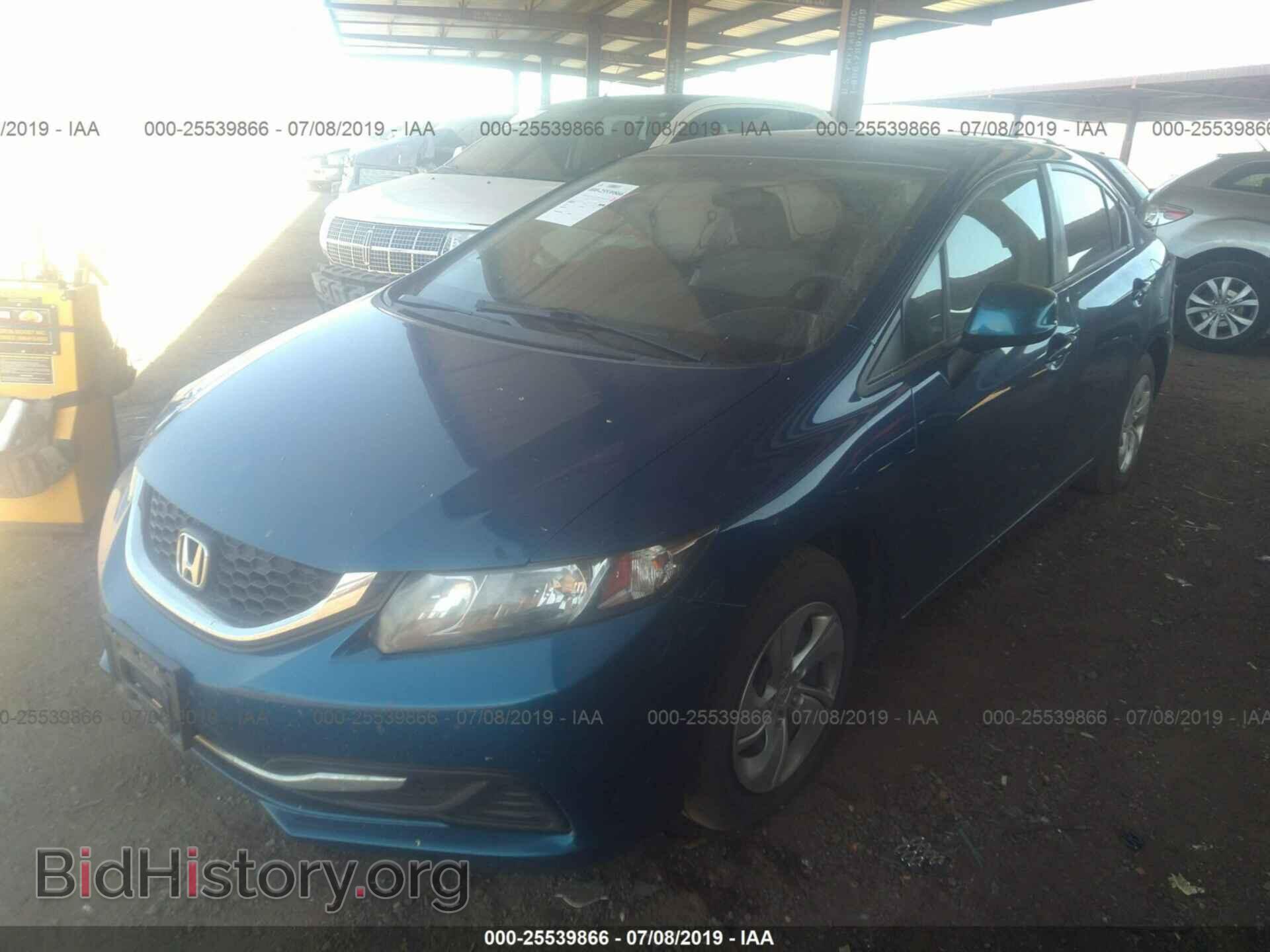 2013 HONDA CIVIC - VIN: 19XFB2F54DE046690 - Фото 2