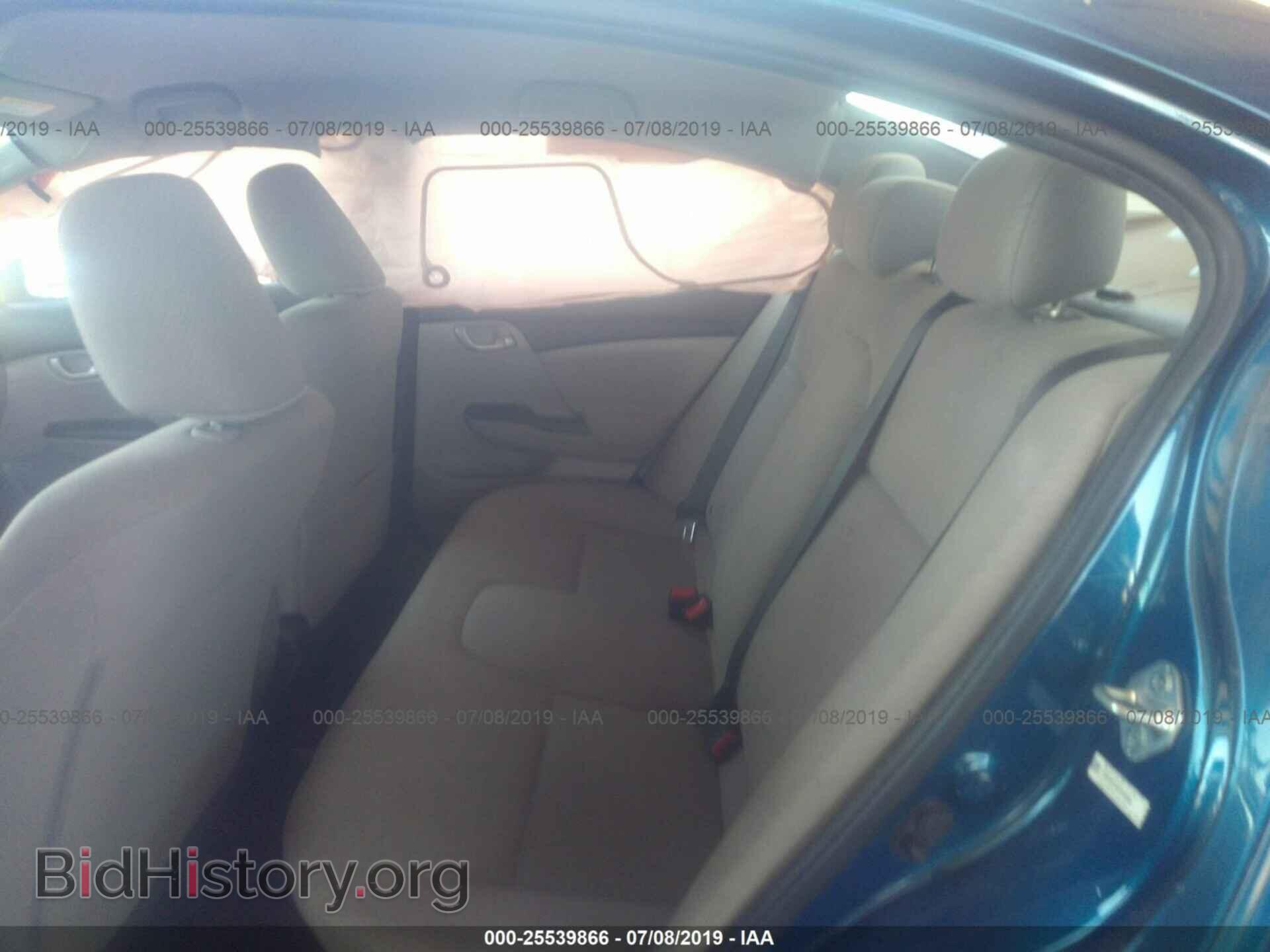 2013 HONDA CIVIC - VIN: 19XFB2F54DE046690 - Фото 8