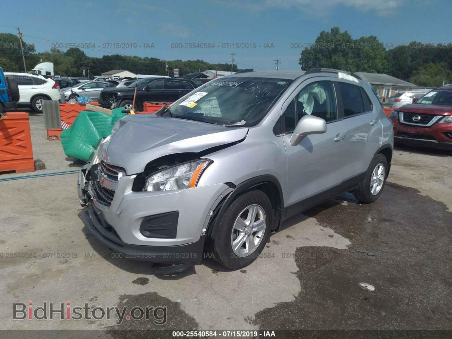 2016 CHEVROLET TRAX - VIN: 3GNCJLSB8GL277784 - Photo 2