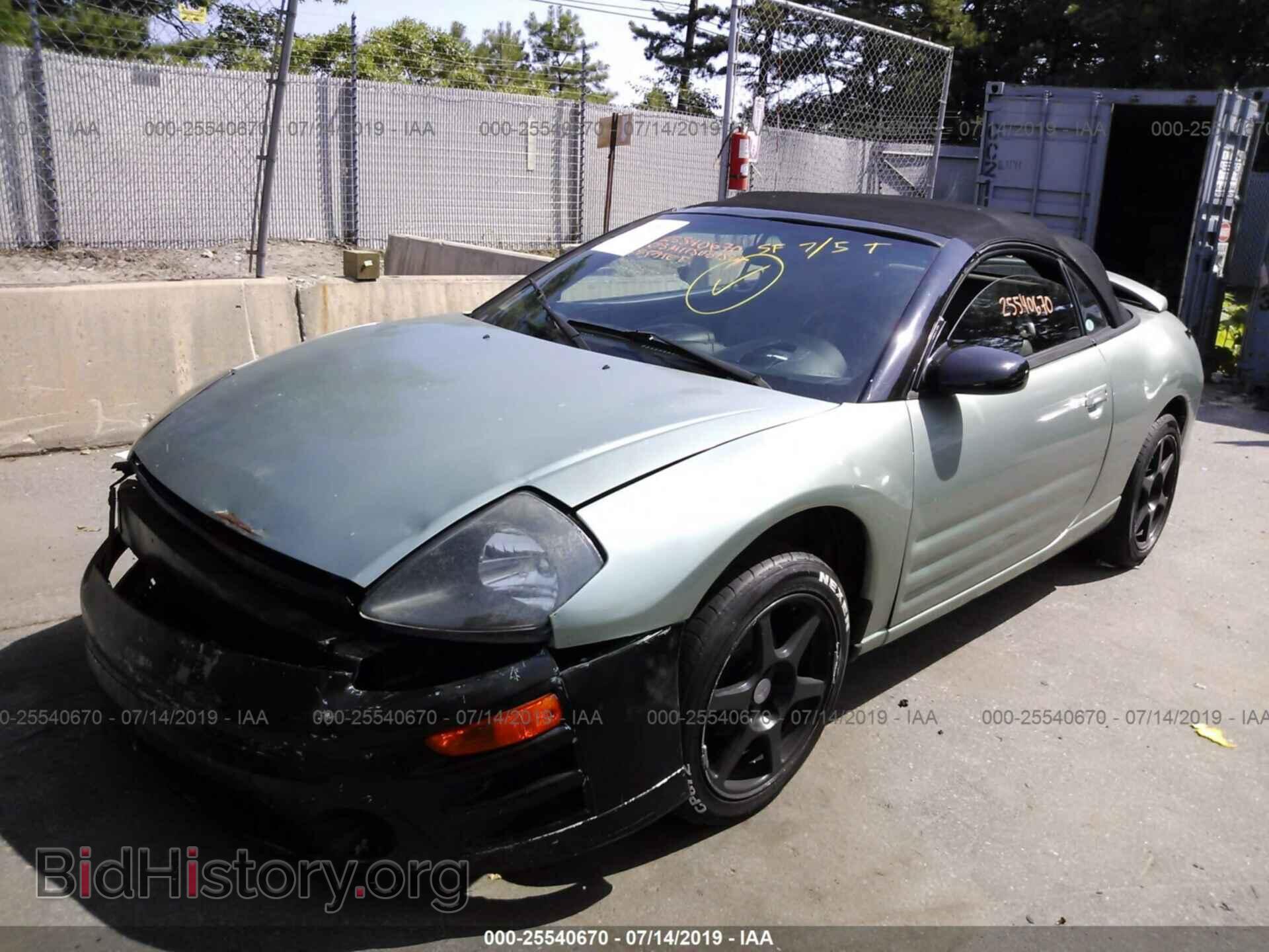 2003 MITSUBISHI ECLIPSE - VIN: 4A3AE45G53E029369 - Photo 2