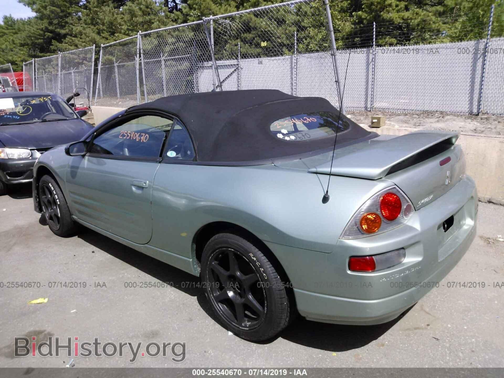 2003 MITSUBISHI ECLIPSE - VIN: 4A3AE45G53E029369 - Photo 3