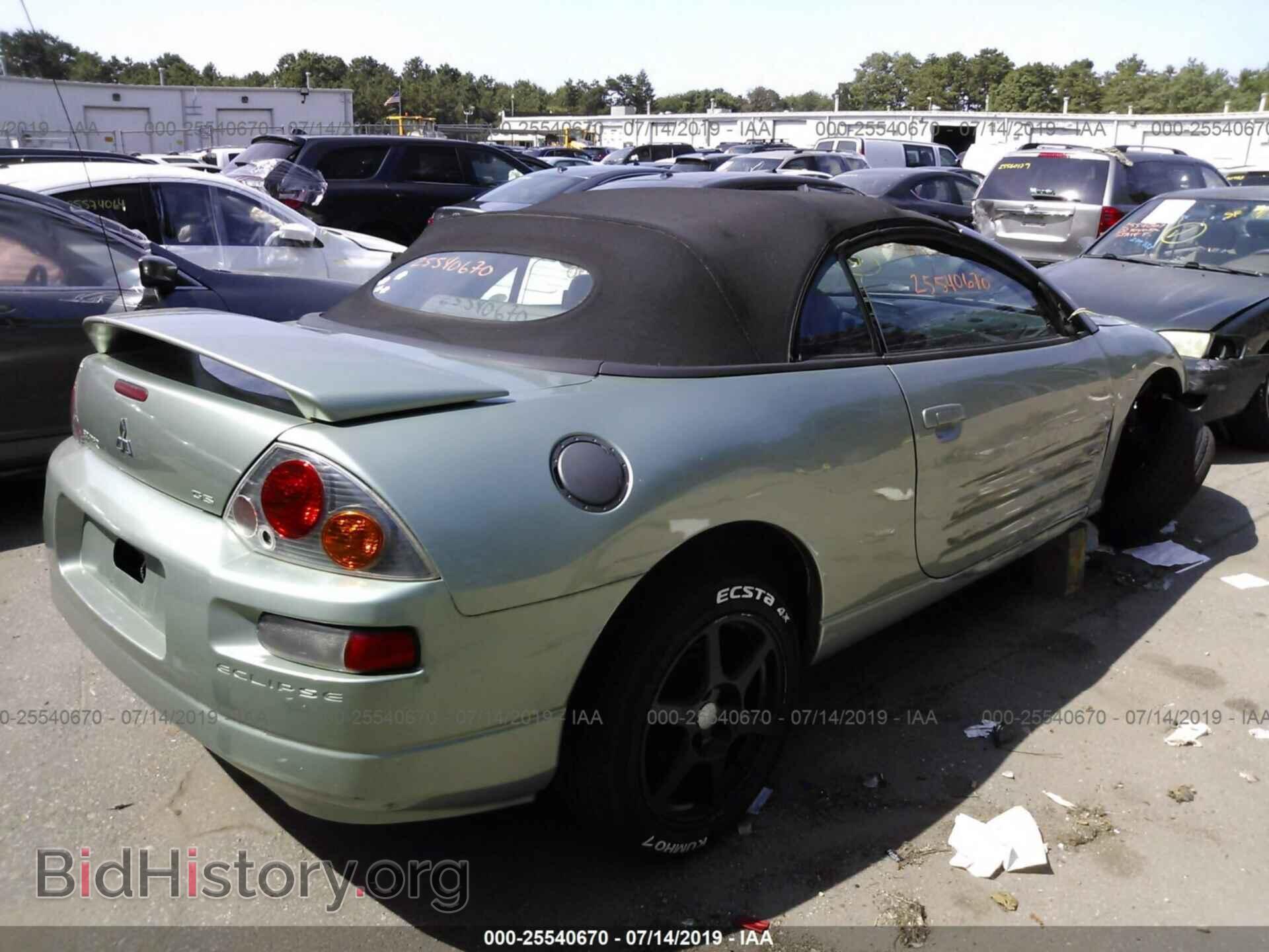 2003 MITSUBISHI ECLIPSE - VIN: 4A3AE45G53E029369 - Photo 4