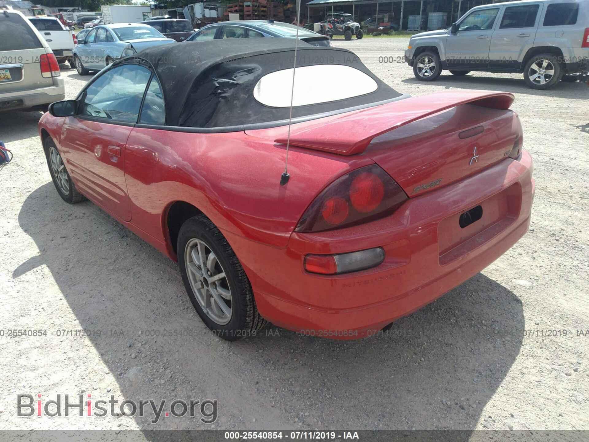 2001 MITSUBISHI ECLIPSE - VIN: 4A3AE35G71E001578 - Фото 3