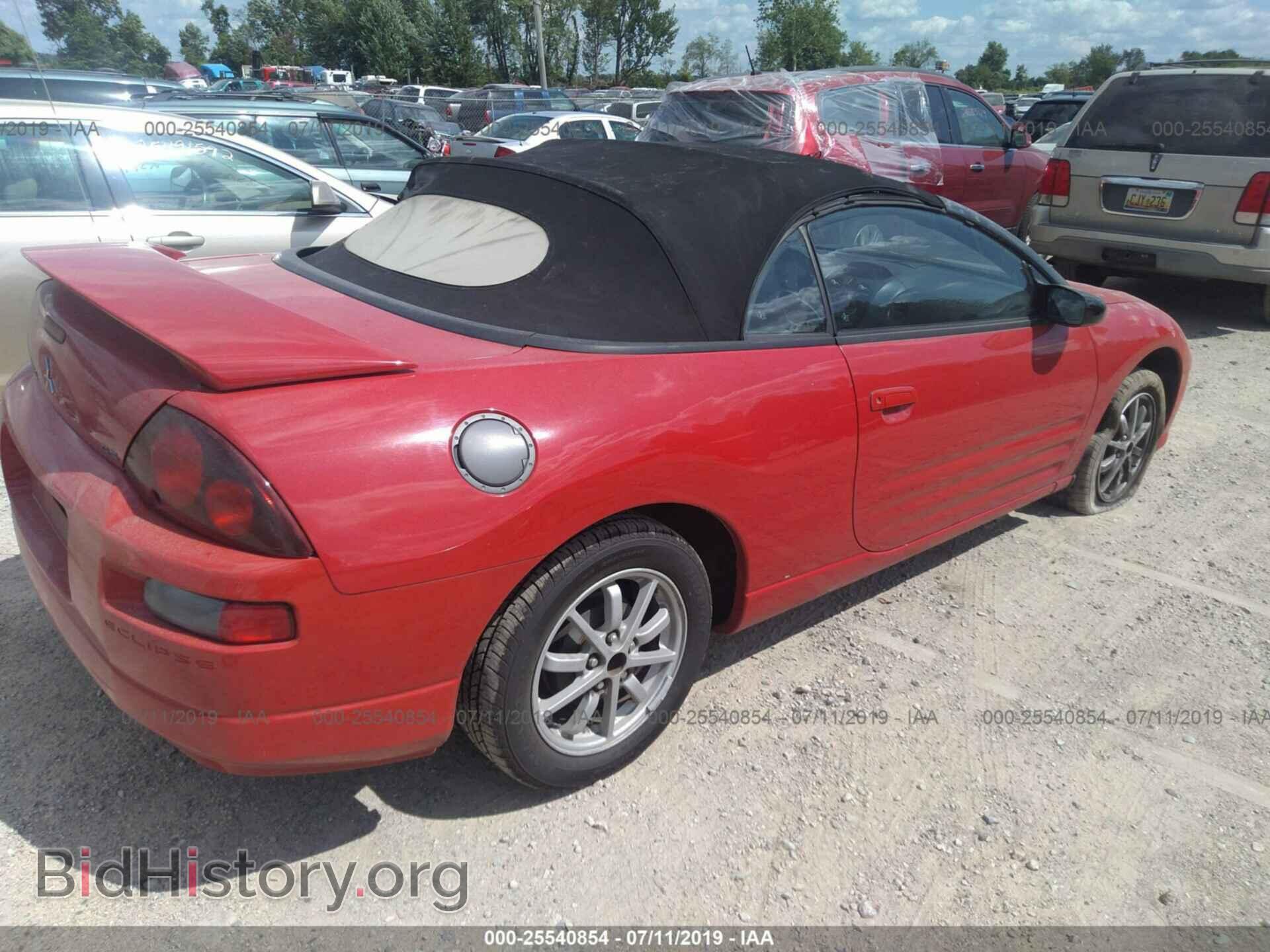 2001 MITSUBISHI ECLIPSE - VIN: 4A3AE35G71E001578 - Фото 4