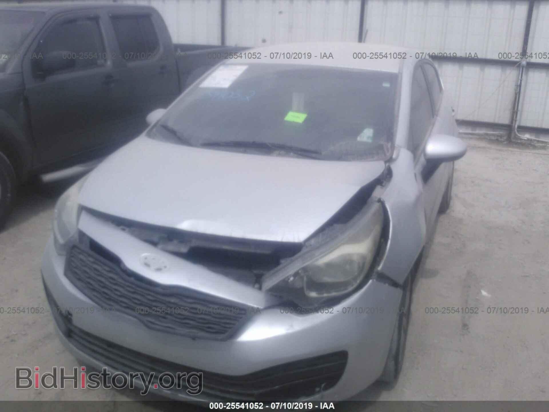 2014 KIA RIO - VIN: KNADM4A35E6364504 - Фото 2