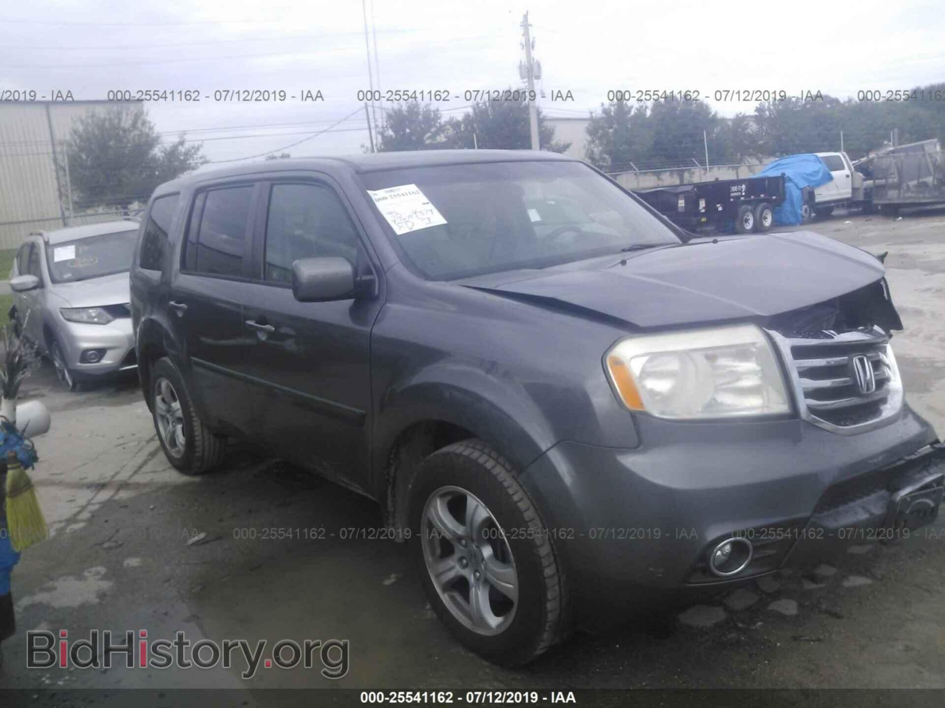 Фотография 5FNYF3H42CB043903 - HONDA PILOT 2012