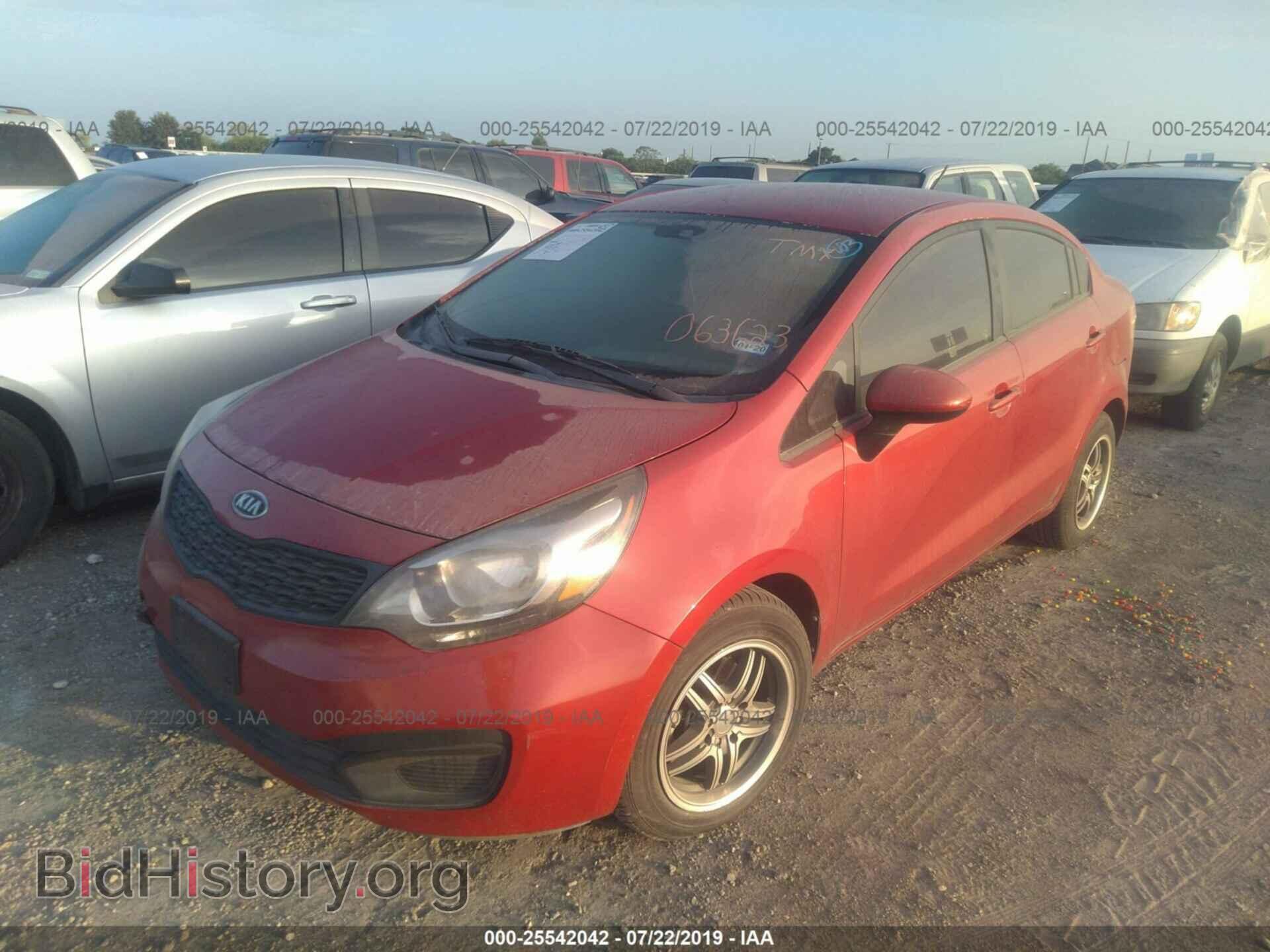 2012 KIA RIO - VIN: KNADM4A32C6063623 - Фото 2