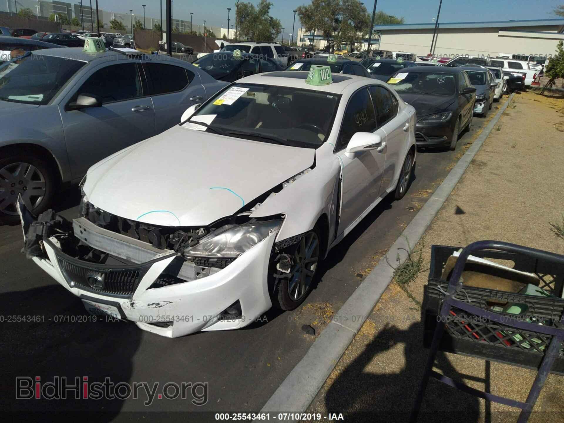 2013 LEXUS IS - VIN: JTHBF5C21D5187662 - Фото 2