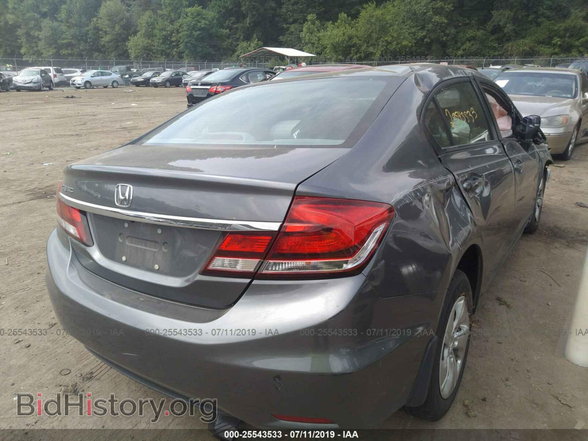 2013 HONDA CIVIC - VIN: 19XFB2F53DE089532 - Фото 4