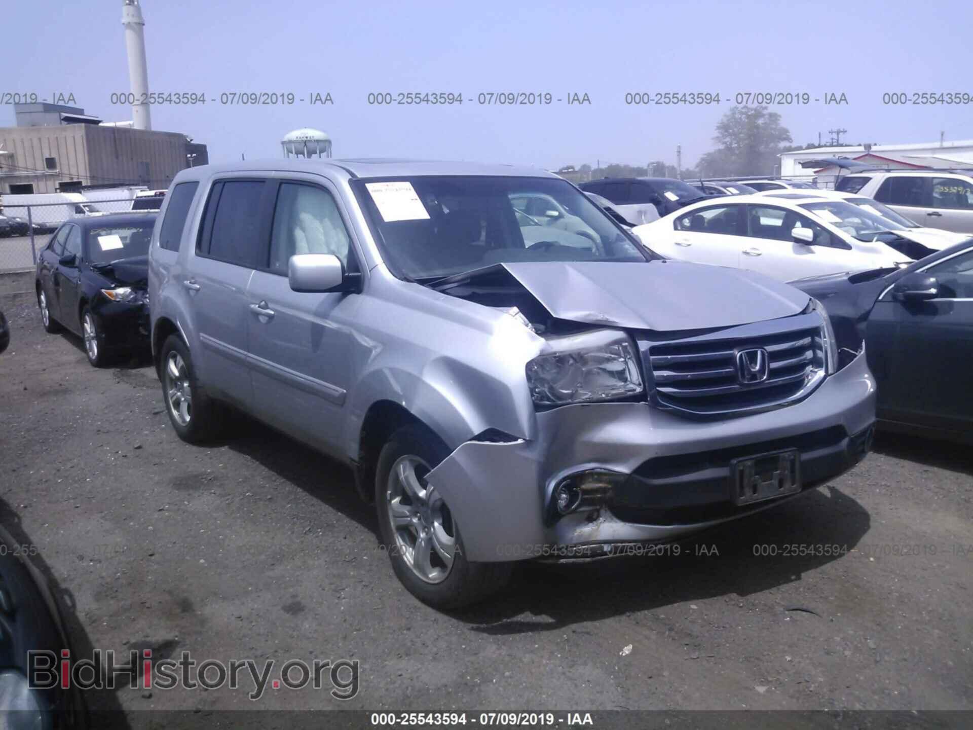 Фотография 5FNYF4H60CB016349 - HONDA PILOT 2012
