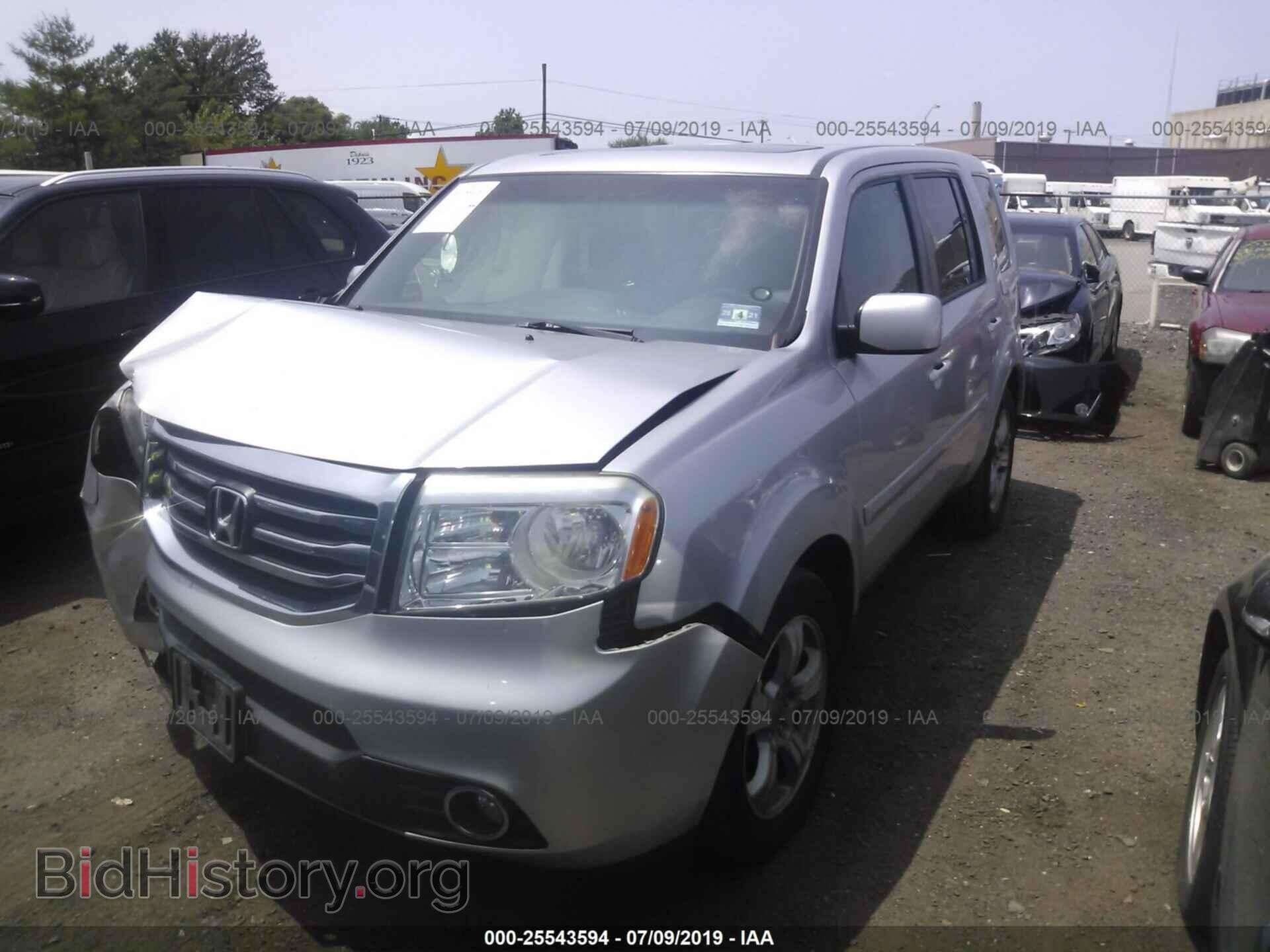 2012 HONDA PILOT - VIN: 5FNYF4H60CB016349 - Фото 2