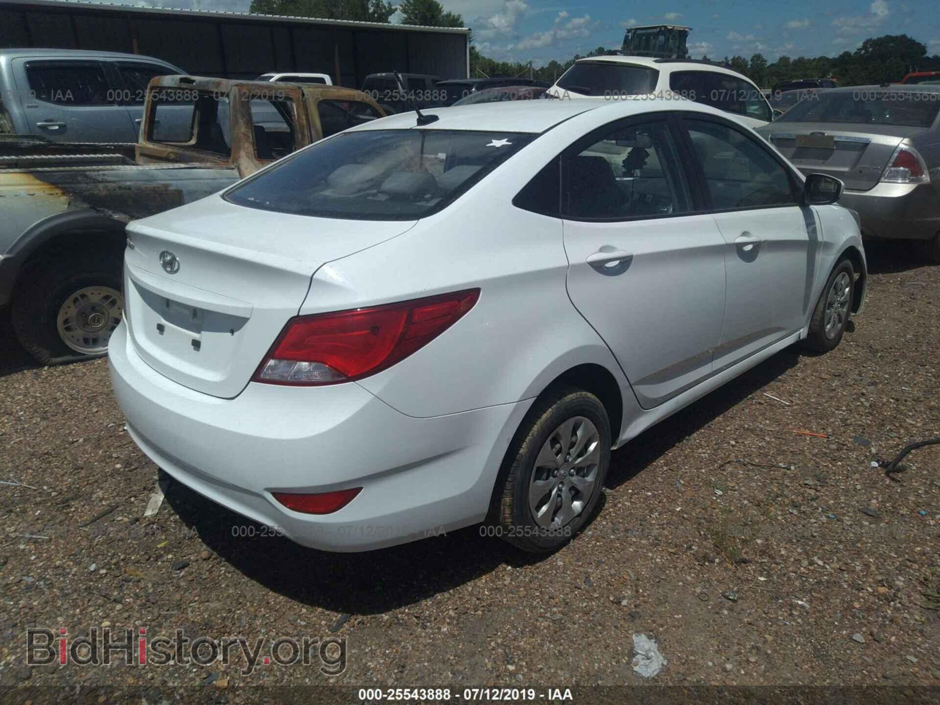 2016 HYUNDAI ACCENT - VIN: KMHCT4AE9GU057155 - Фото 4