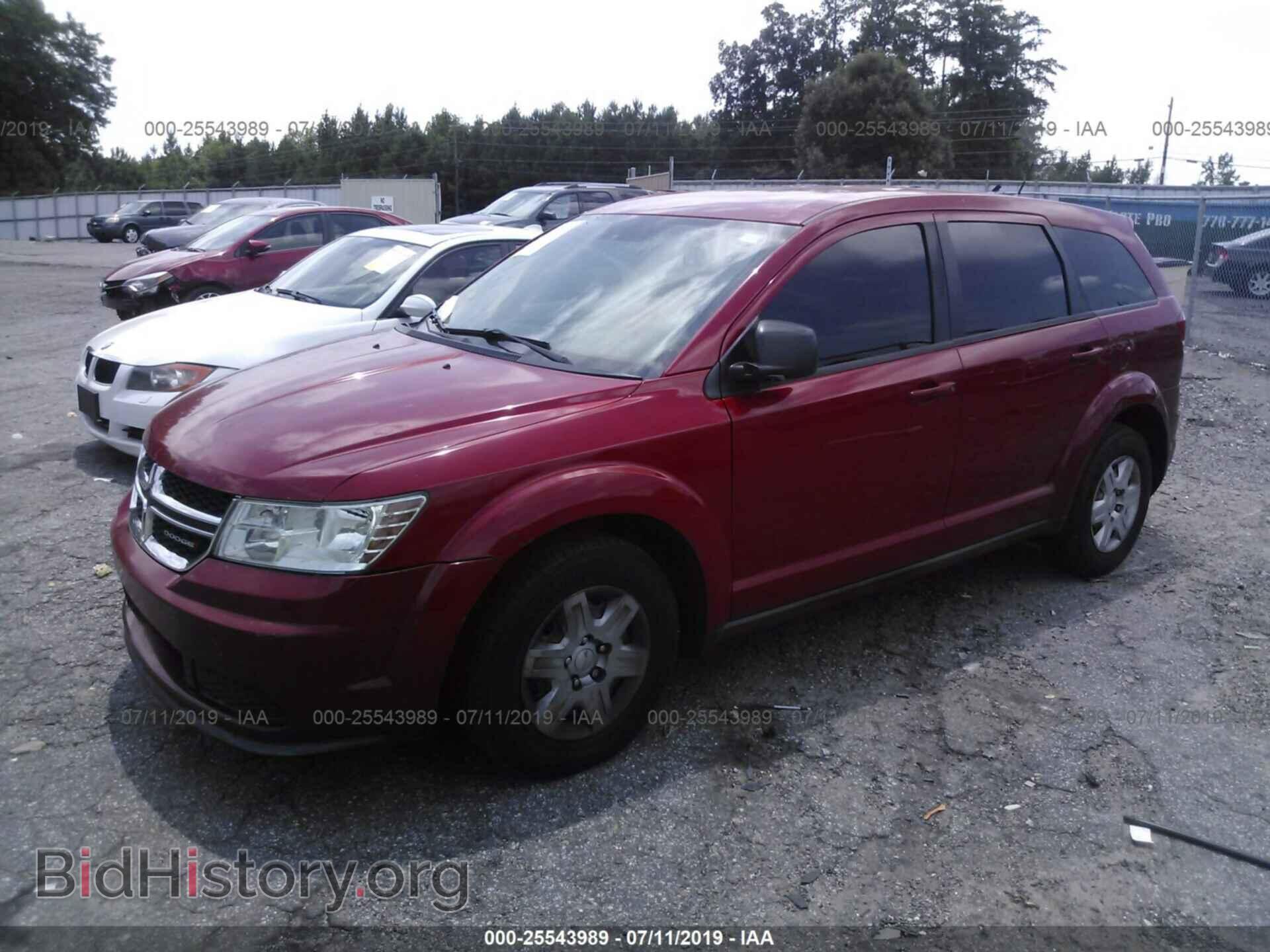 2012 DODGE JOURNEY - VIN: 3C4PDCAB6CT255926 - Фото 2