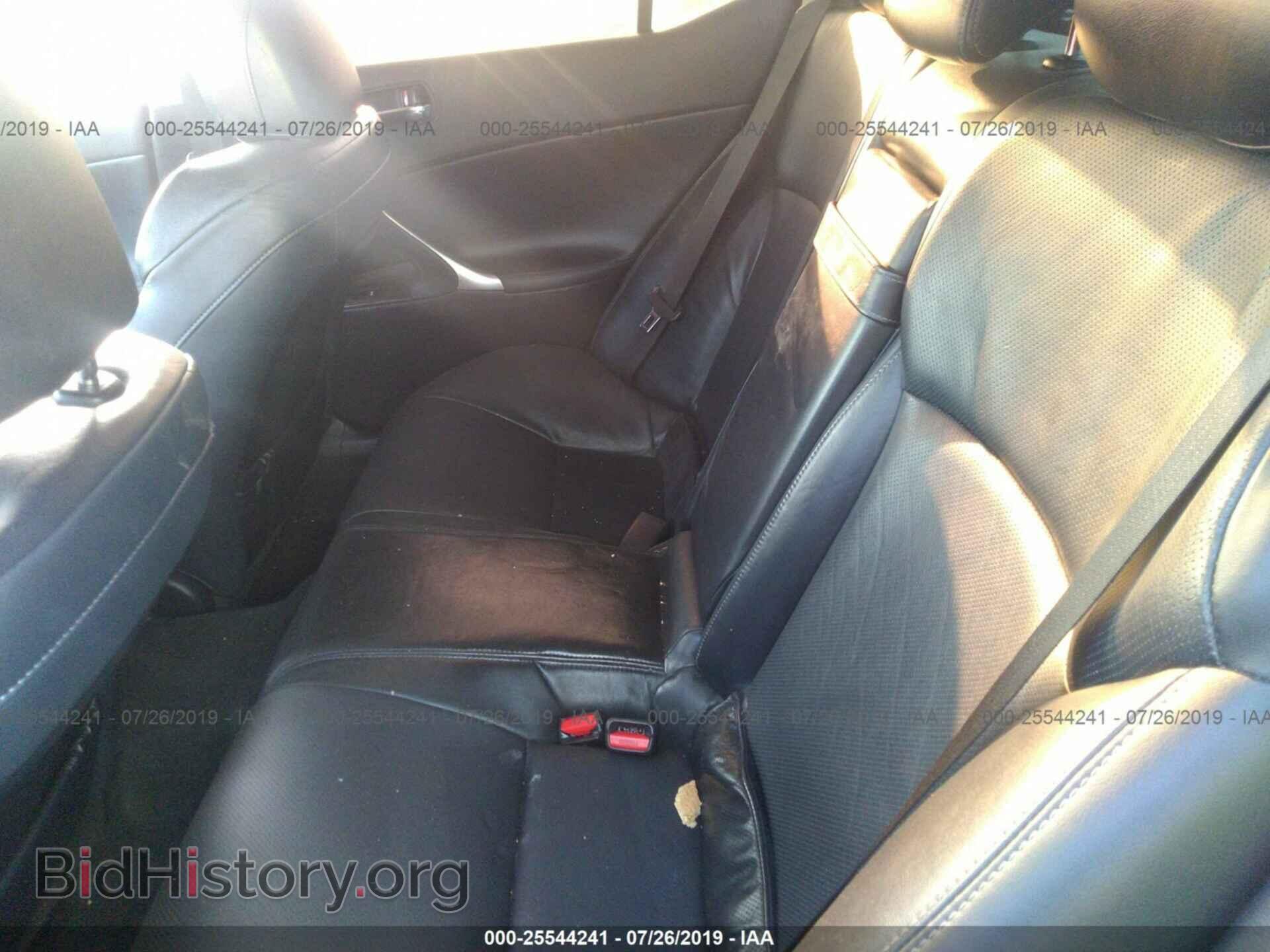 2012 LEXUS IS - VIN: JTHBF5C24C5163953 - Фото 8