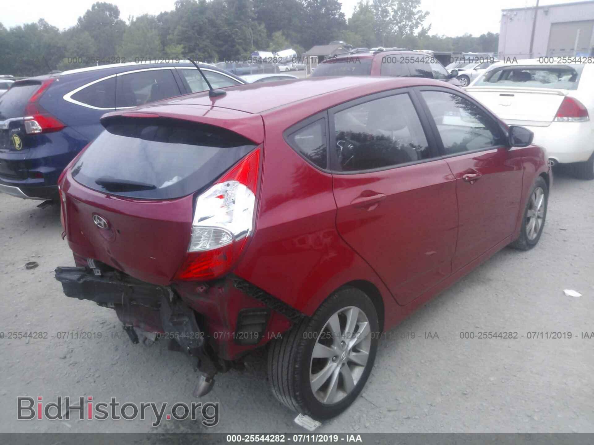2012 HYUNDAI ACCENT - VIN: KMHCU5AE6CU037717 - Фото 4
