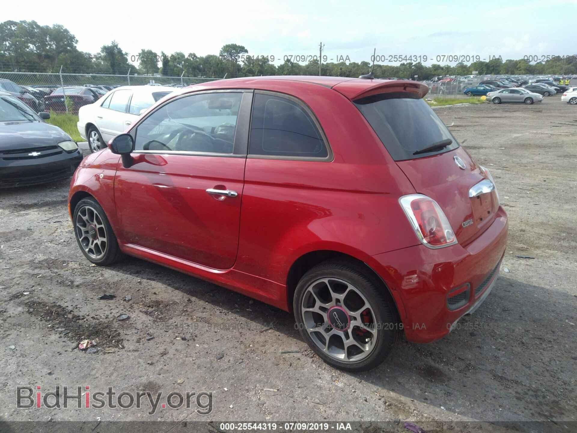 2012 FIAT 500 - VIN: 3C3CFFBR5CT109687 - Фото 3