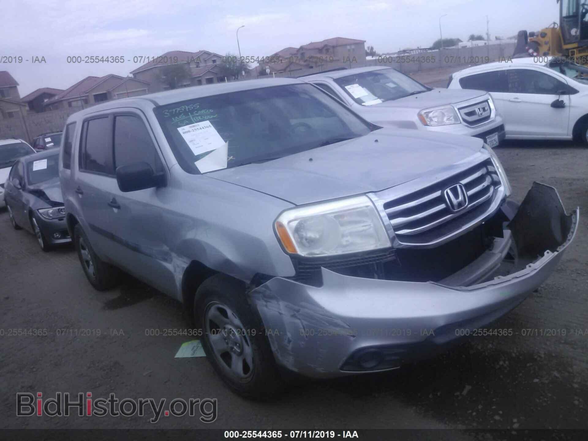 Фотография 5FNYF3H21CB032518 - HONDA PILOT 2012