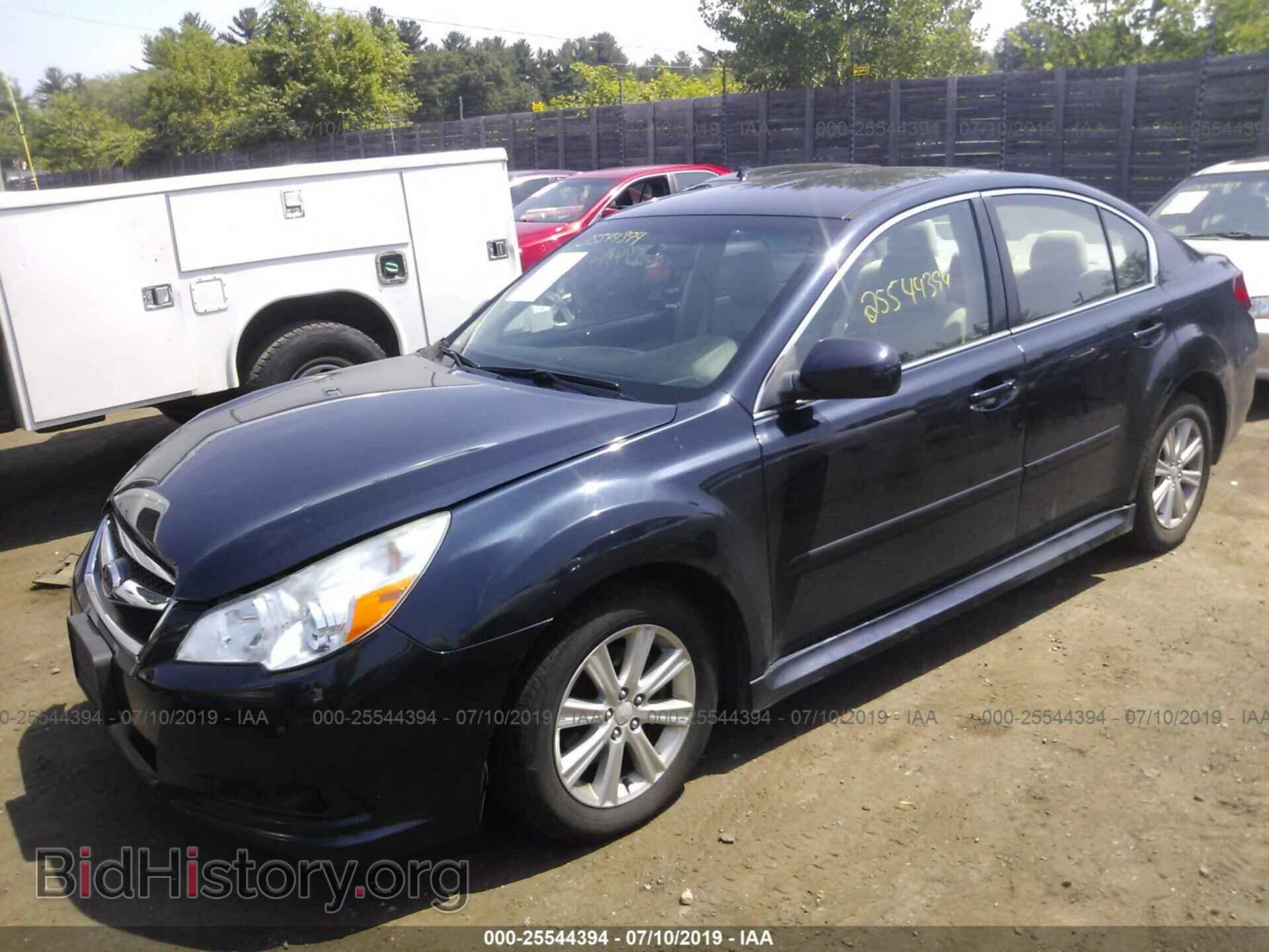 2012 SUBARU LEGACY - VIN: 4S3BMBA68C3011908 - Фото 2