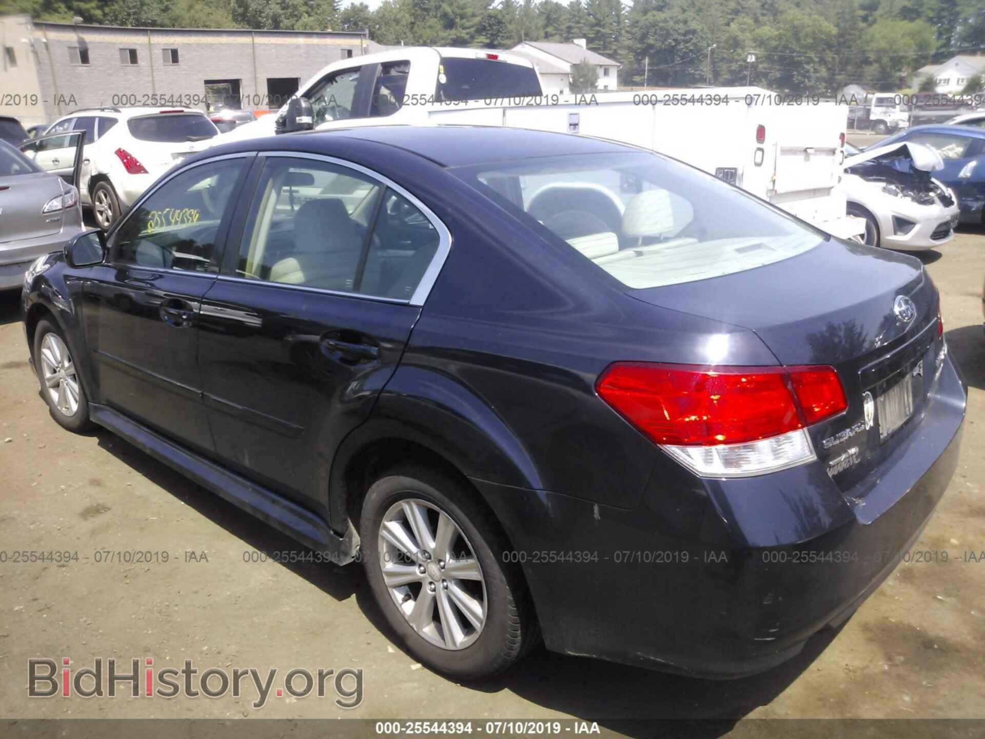 2012 SUBARU LEGACY - VIN: 4S3BMBA68C3011908 - Фото 3
