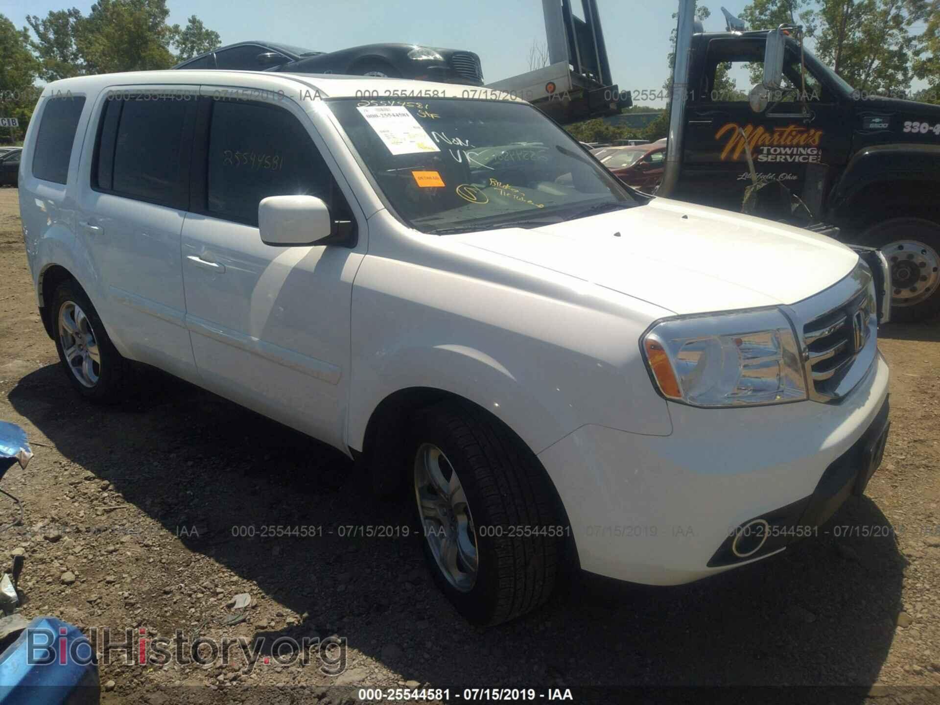 Фотография 5FNYF4H69CB066716 - HONDA PILOT 2012