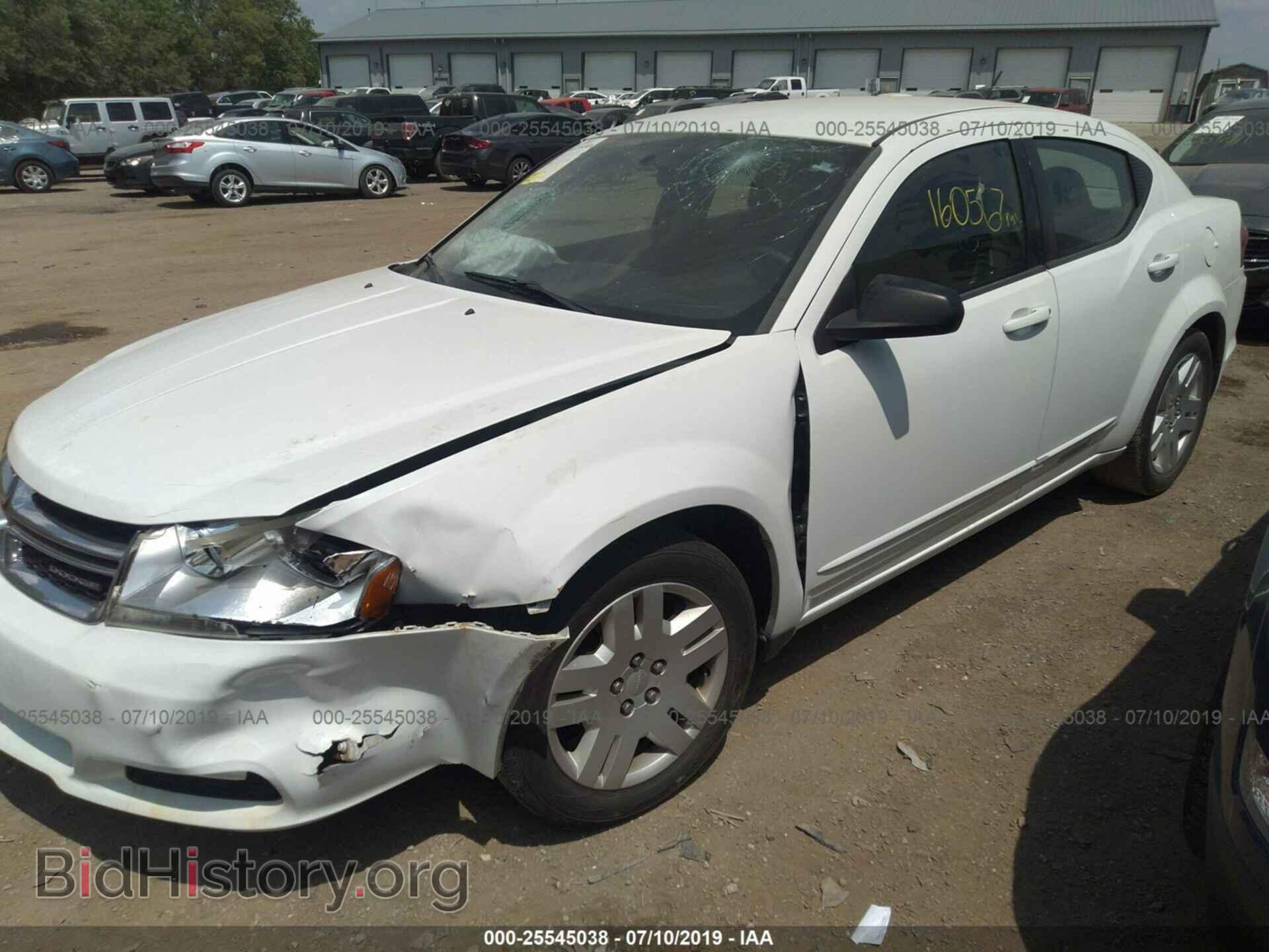 2012 DODGE AVENGER - VIN: 1C3CDZAB3CN136009 - Photo 2