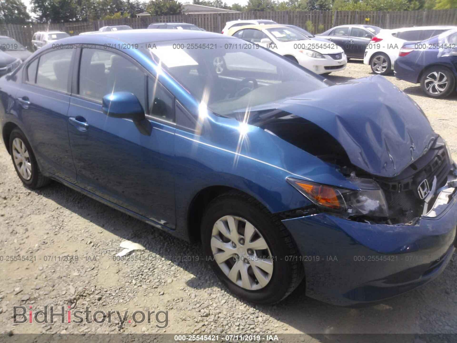 Фотография 2HGFB2F54CH509514 - HONDA CIVIC 2012