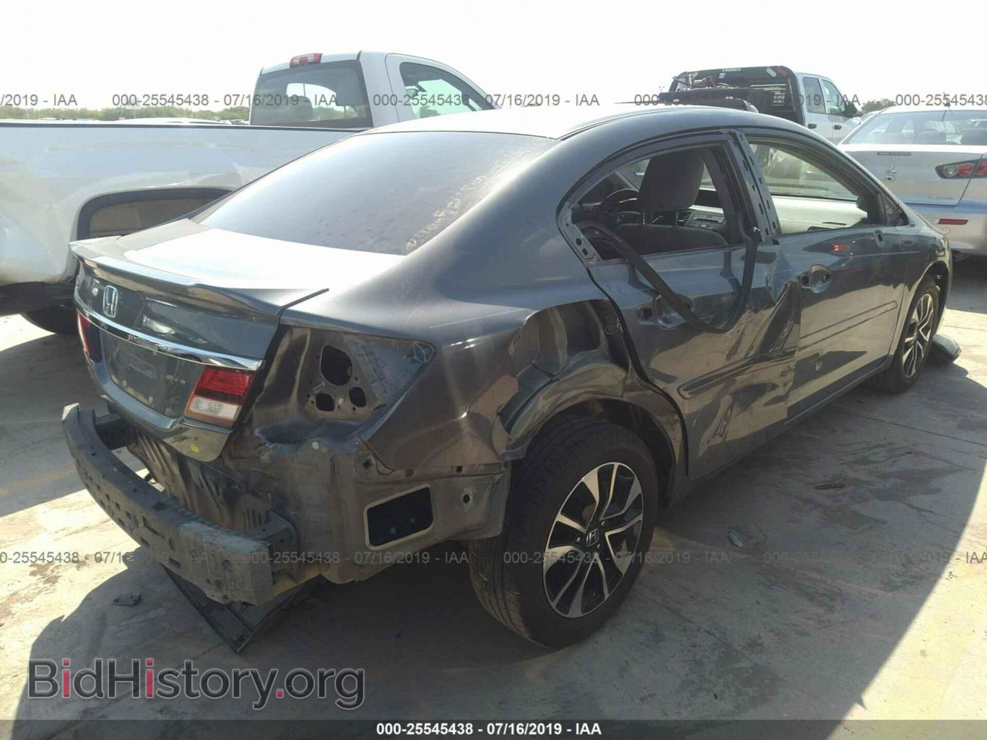 2013 HONDA CIVIC - VIN: 19XFB2F85DE037474 - Фото 4